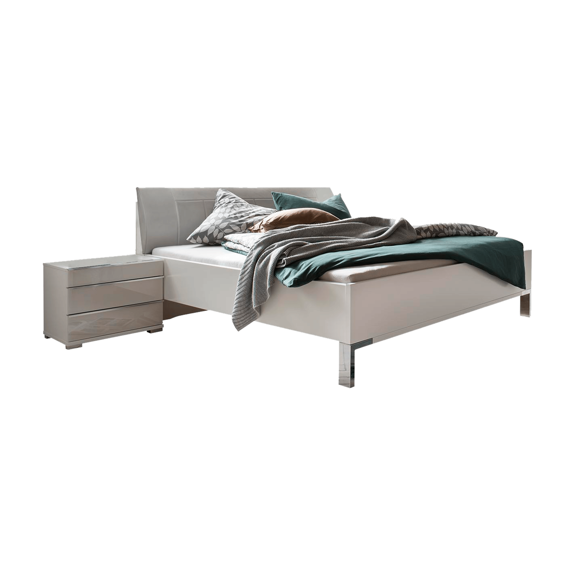 Inovationi Bett SriLanka2 180x200 cm Grau 217*189*97 Inovationi Bett SriLanka2 180x200 cm Grau 217*189*97