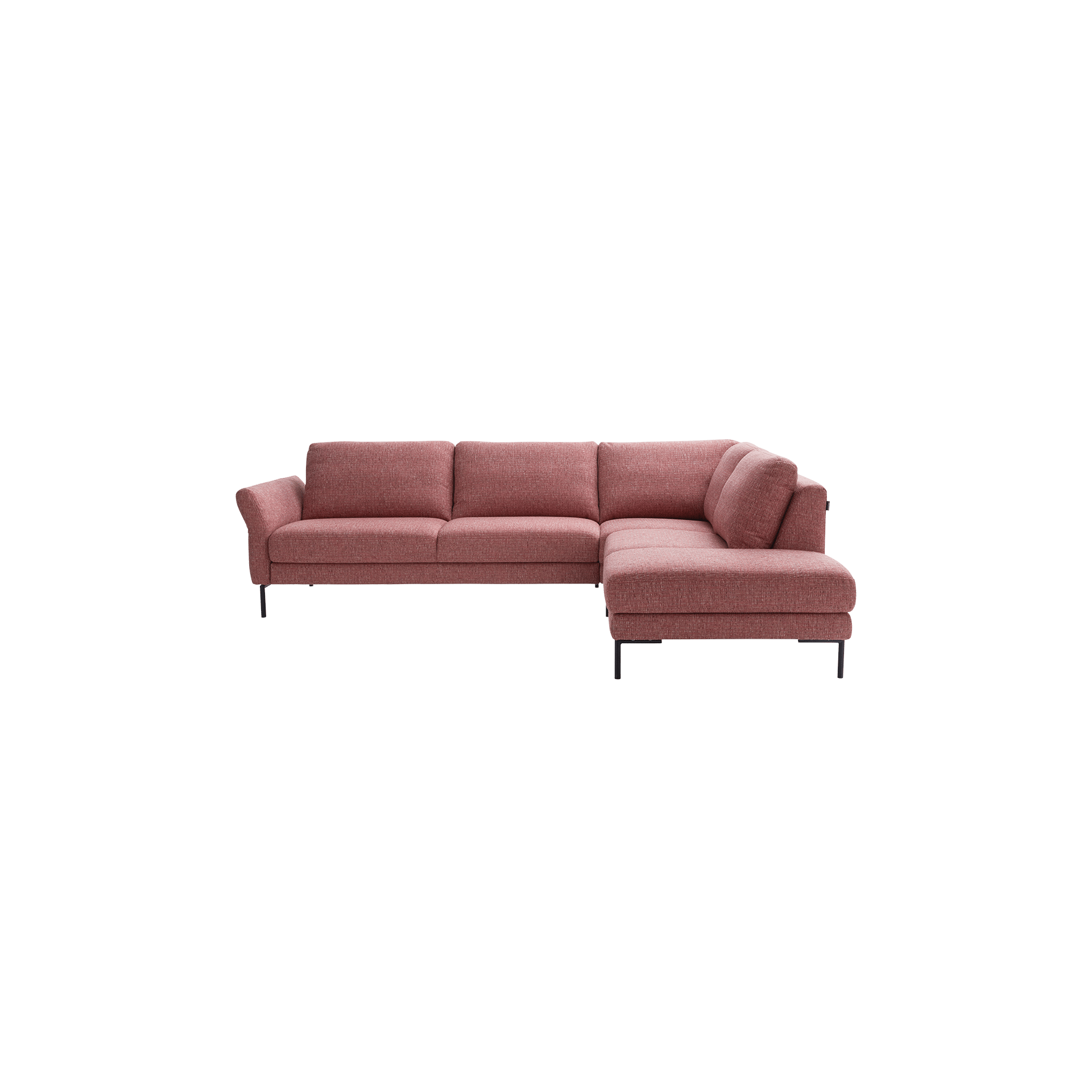 Contur Ecksofa Enna Bezug Stoff Rosa