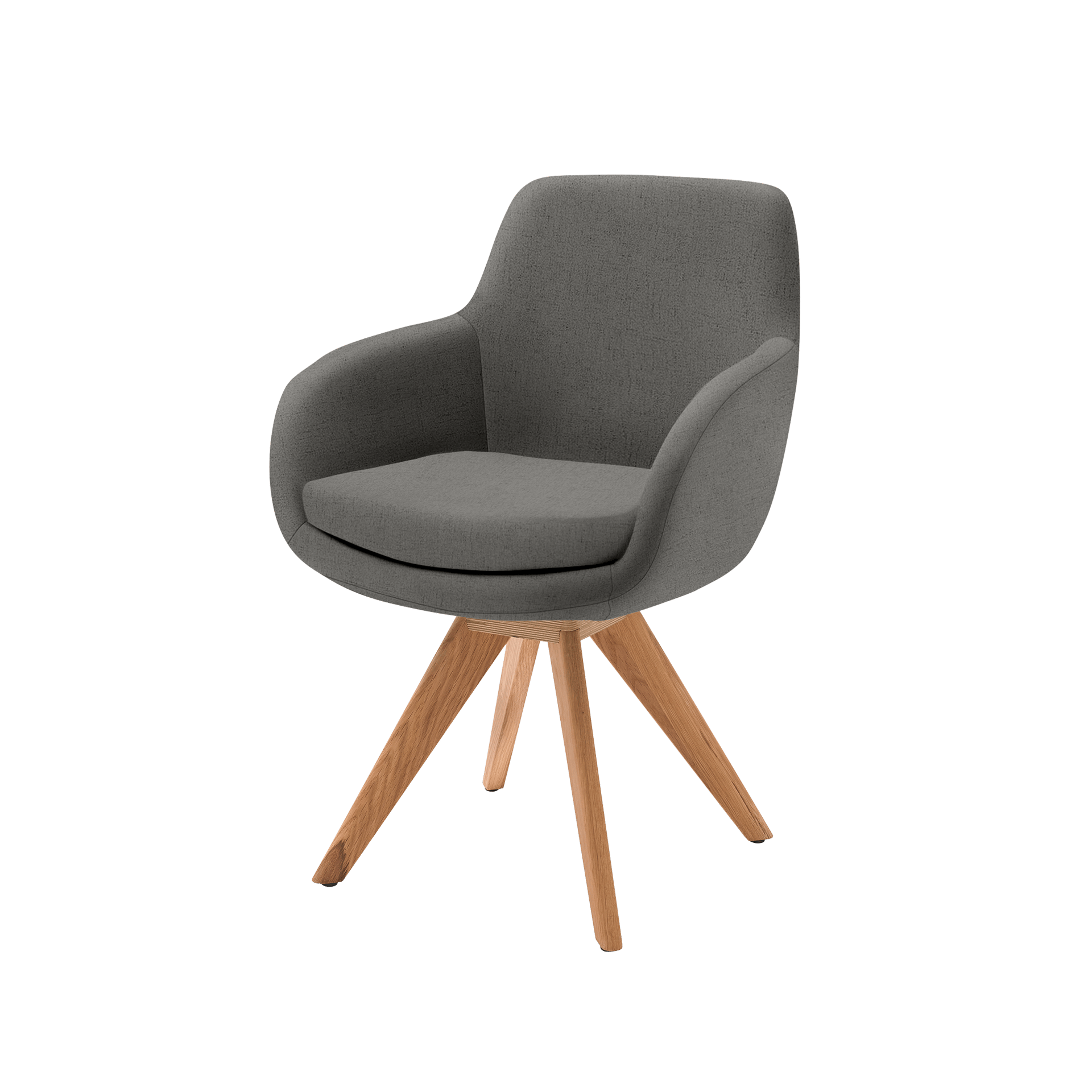 Musterring Armlehnstuhl Tavia Bezug Stoff Florida grey