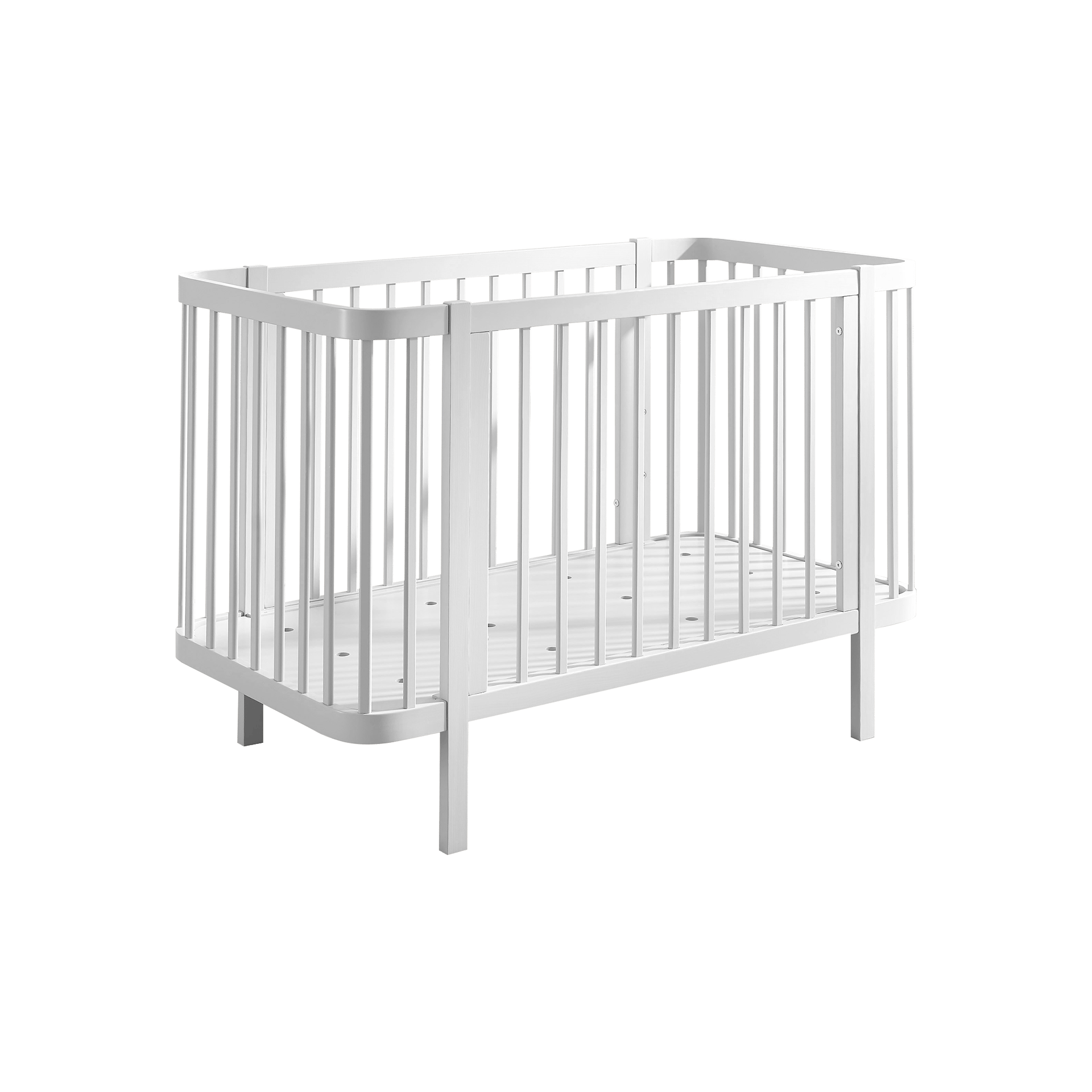Zauberzwerg Babybett Piccolino 70x140 cm Weiß