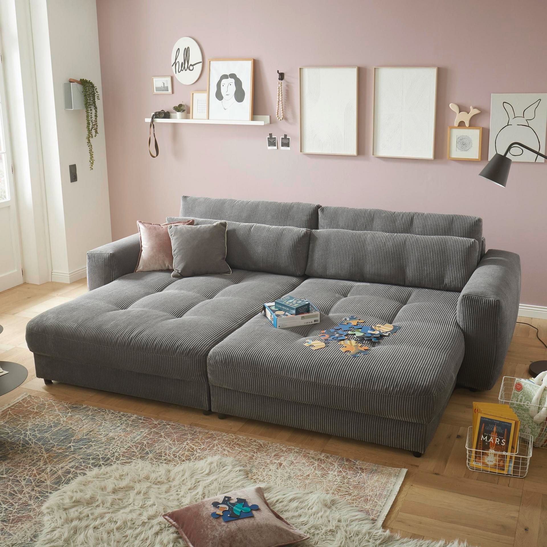 Bigsofa Bandeira Bezug Ash