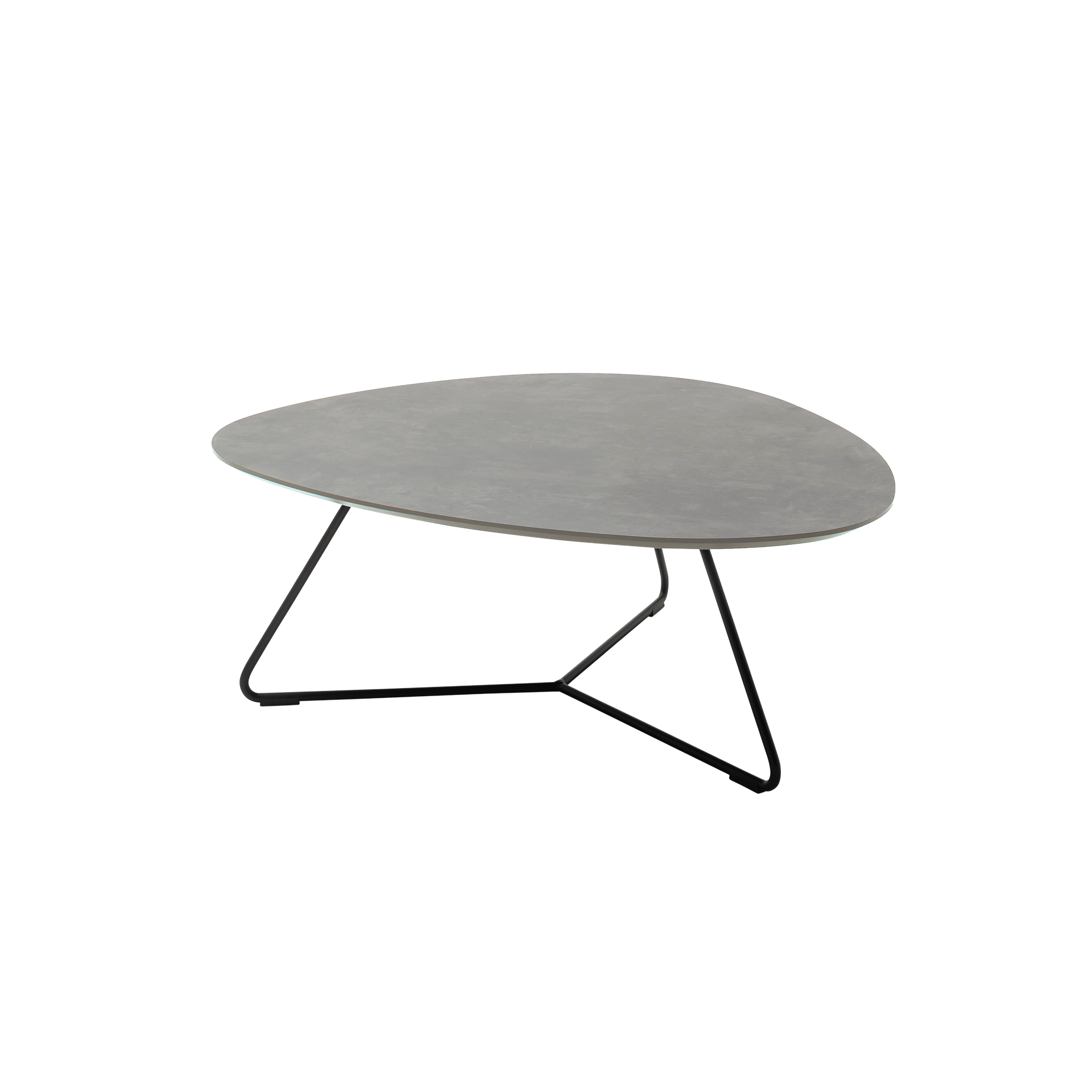 Contur Couchtisch Fano Grau Schwarz 78*87*33