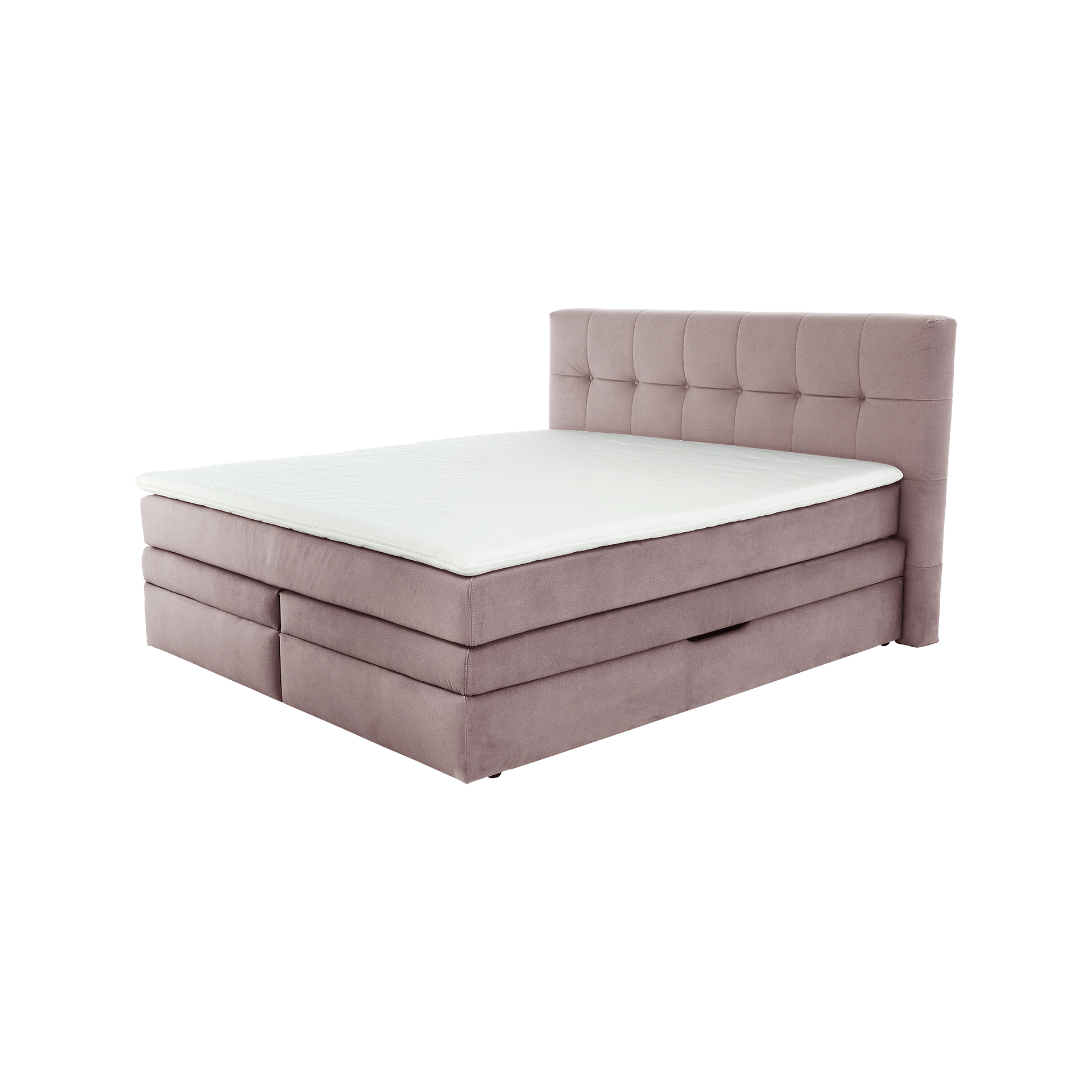 Boxspringbett Arny Rosa 180x200 cm