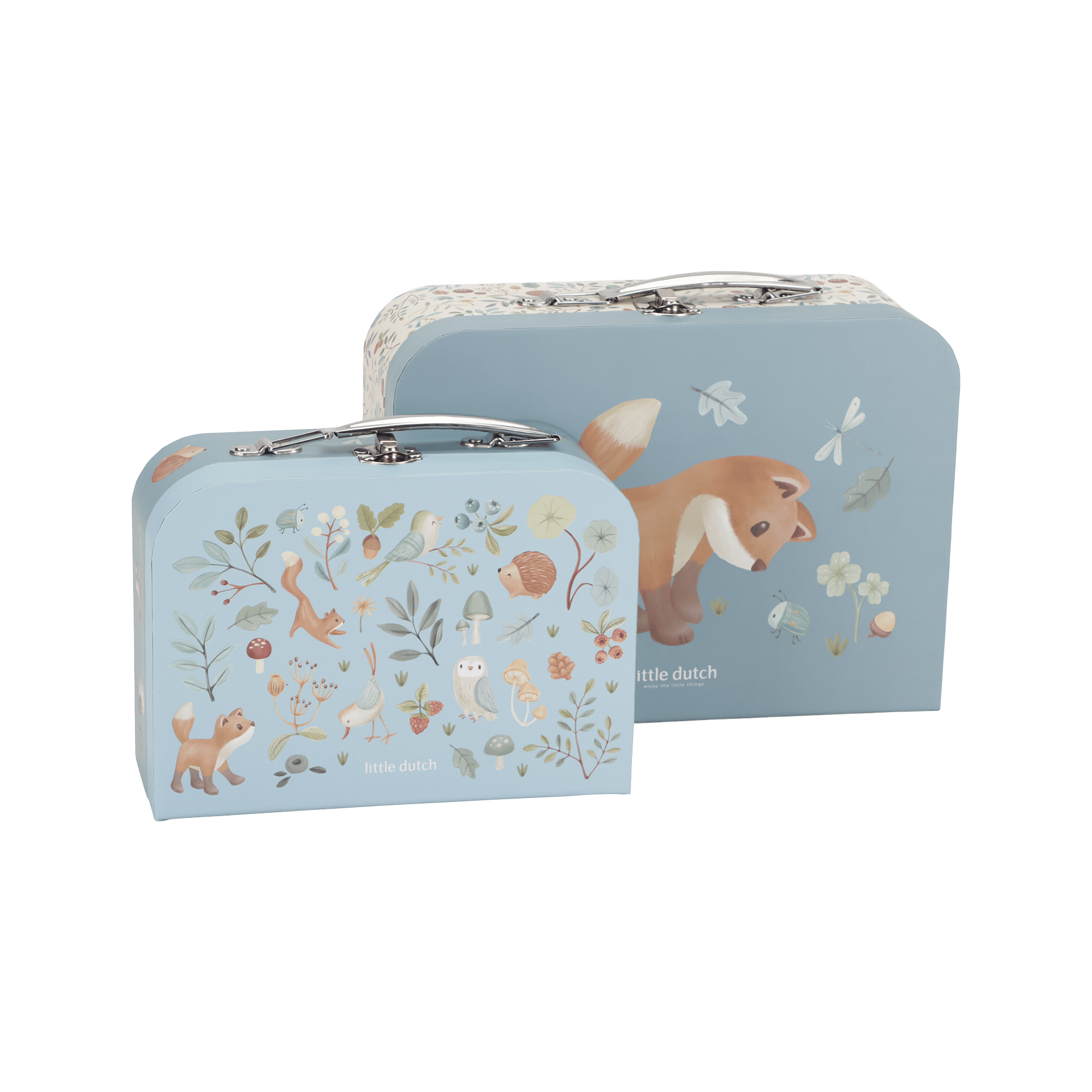 Holzspielzeug Kofferset Forest Friends Blau FSC blau