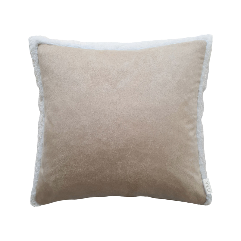Kissen Montana Natur, Weiß 45x45cm Kissen Montana Natur, Weiß 45x45cm
