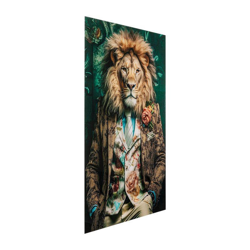 Kare Bild Mister Lion Mehrfarbig