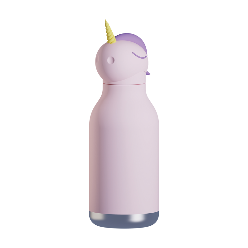 Thermoflasche Asobu Gelb, Violett, Rosa