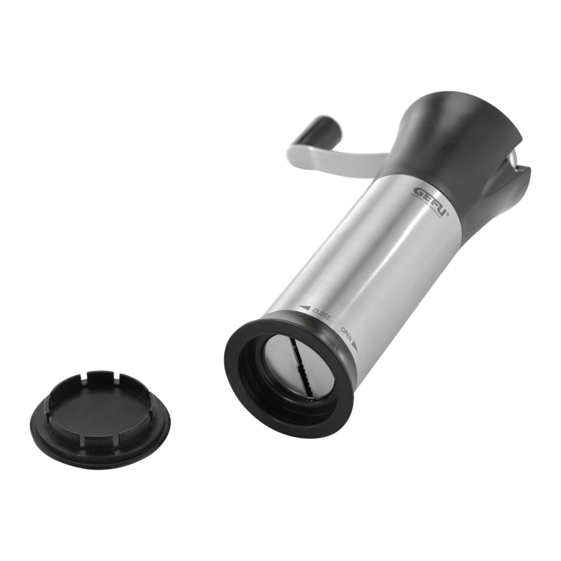 Gefu Muskatmühle Moscata Schwarz-Silber