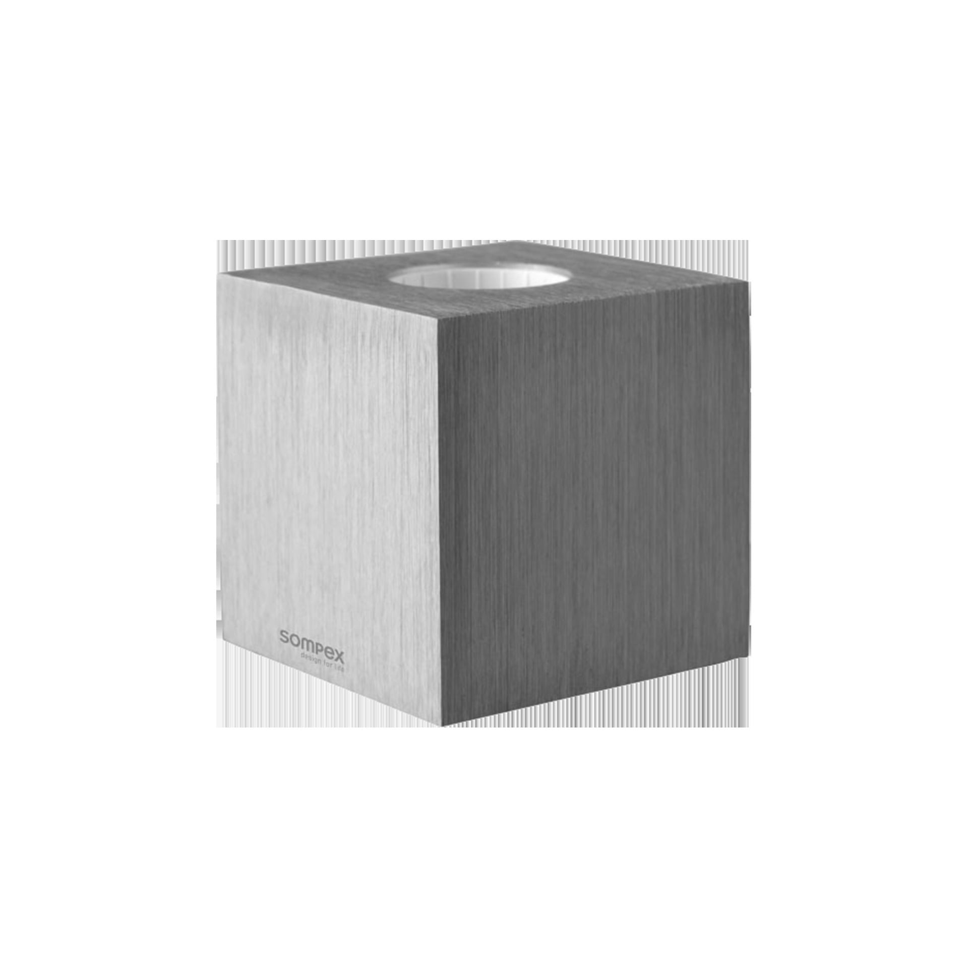 Tischleuchte Cubic Silber