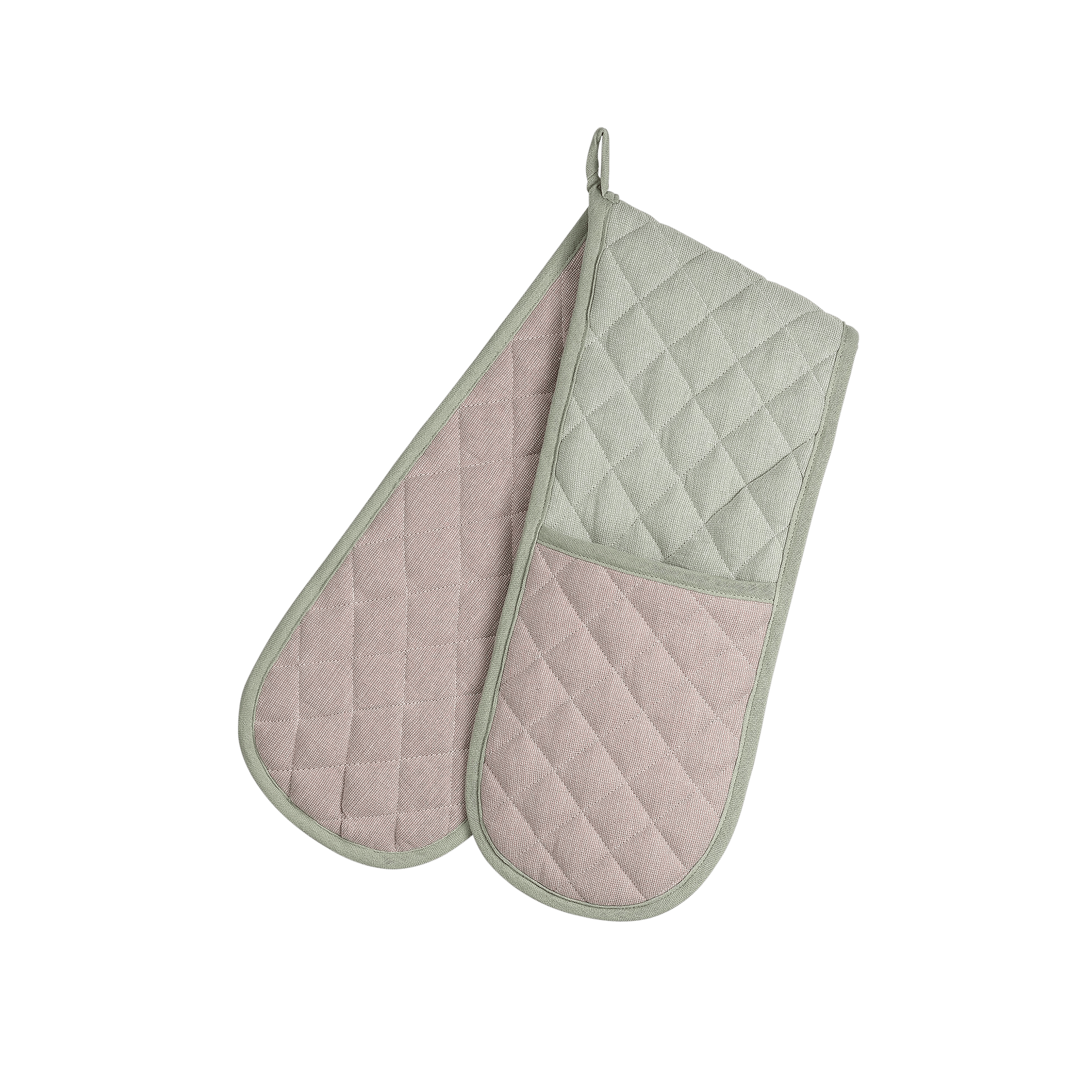 Ofenhandschuhe Tia Nougat, Rauchgrün Ofenhandschuhe Tia Nougat, Rauchgrün