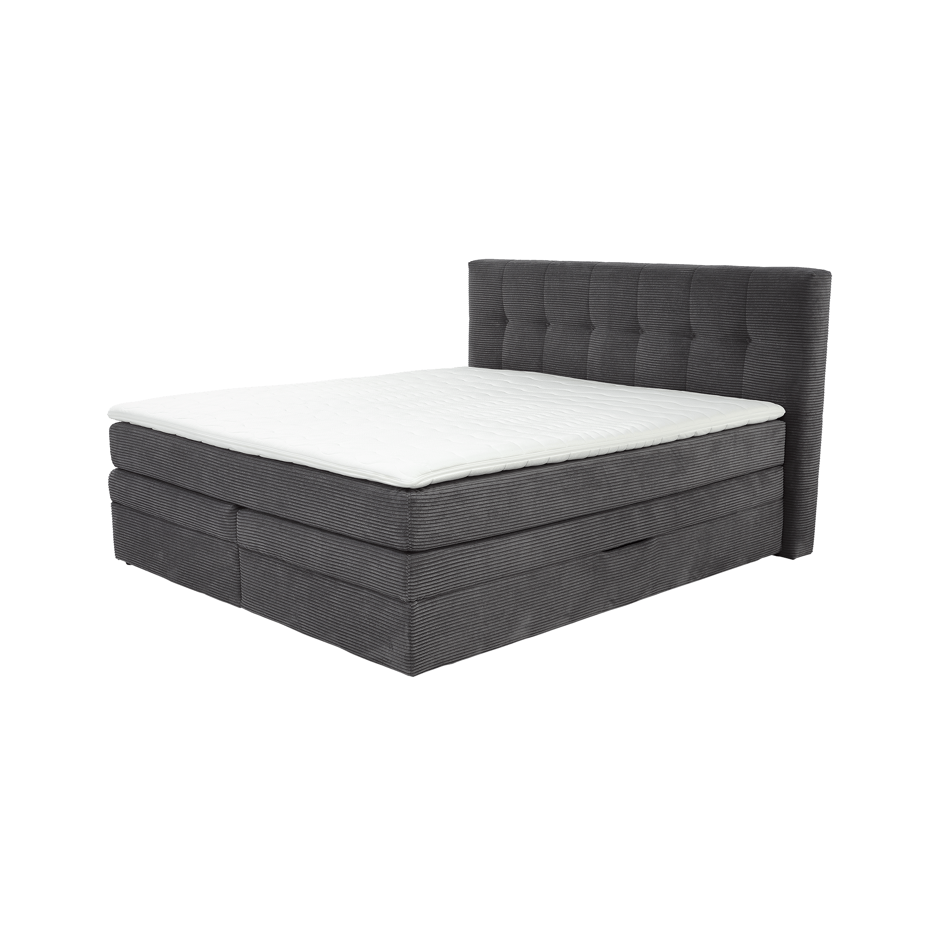 Boxspringbett Arny Grau 180x200 cm