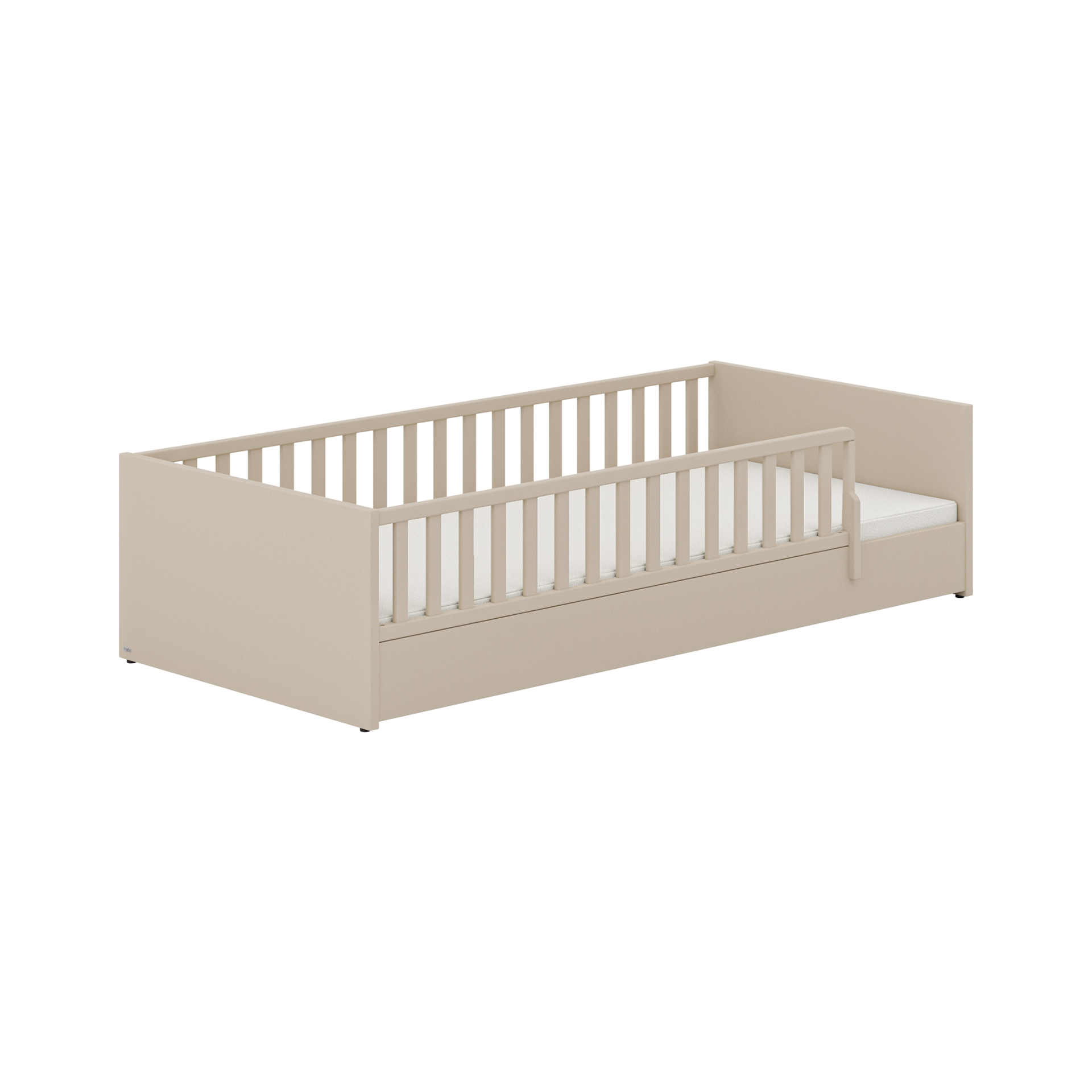 Paidi Babybett Little Flo Gestell Cashmere-Beige 90x200 cm