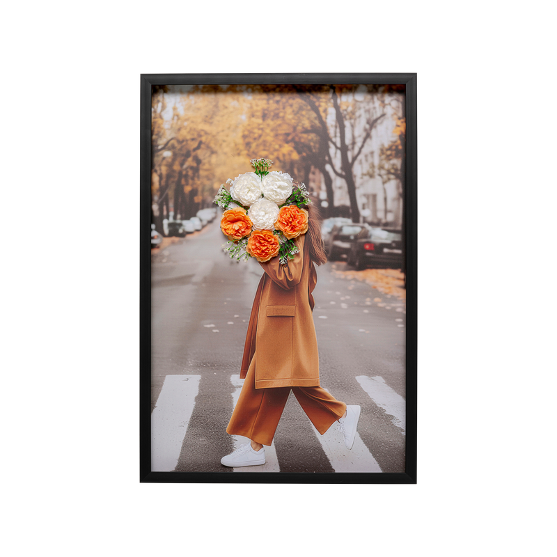 Kare Bild Bouquet Mehrfarbig
