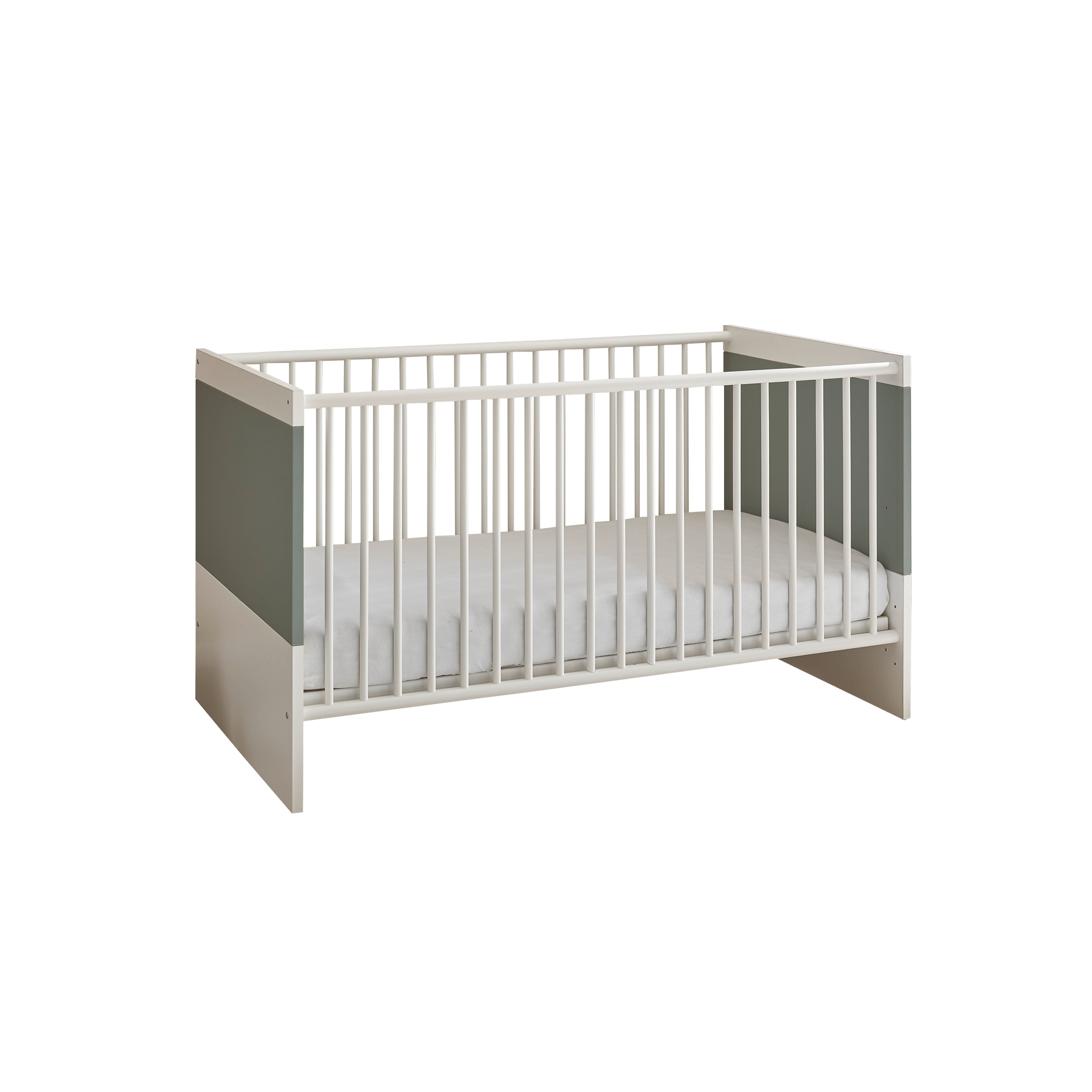 Zauberzwerg Babybett Miracle 70x140 cm Weiß