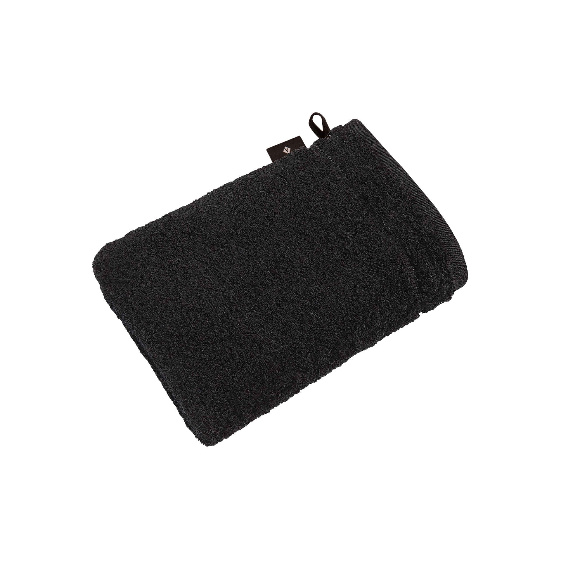 Vossen Waschhandschuh Calypso Feeling Schwarz 16x22cm