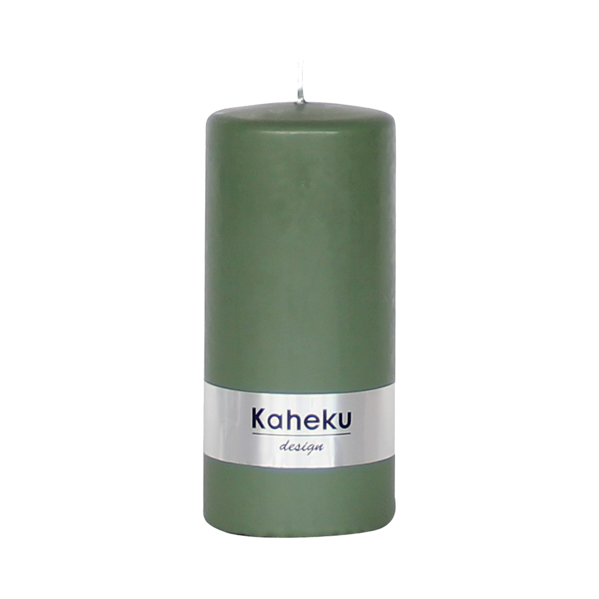 Kerze Powder Oliv