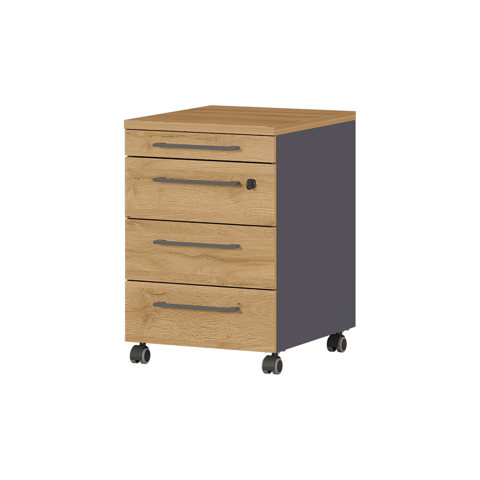 Rollcontainer Agenda Home Eichefarben Rollcontainer Agenda Home Eichefarben