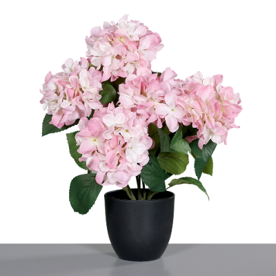 Kunstblume Hortensie Rose