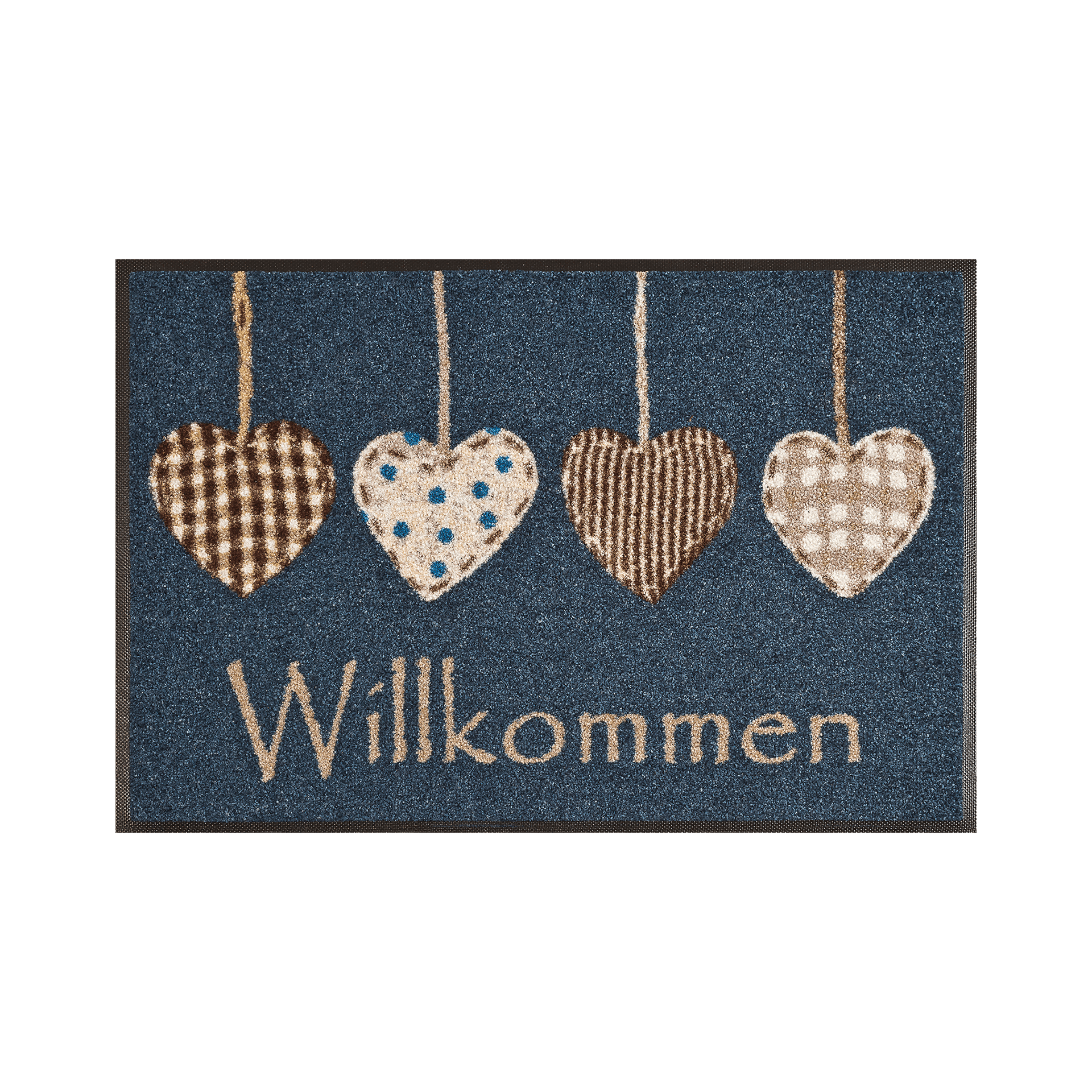 Fußmatte Cottage Hearts 50x75 Bunt