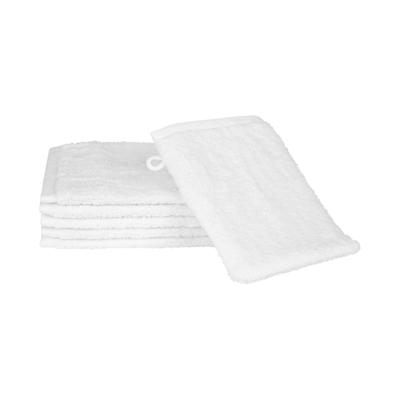 Ross Waschhandschuh Premium Weiß 16x22cm Ross Waschhandschuh Premium Weiß 16x22cm