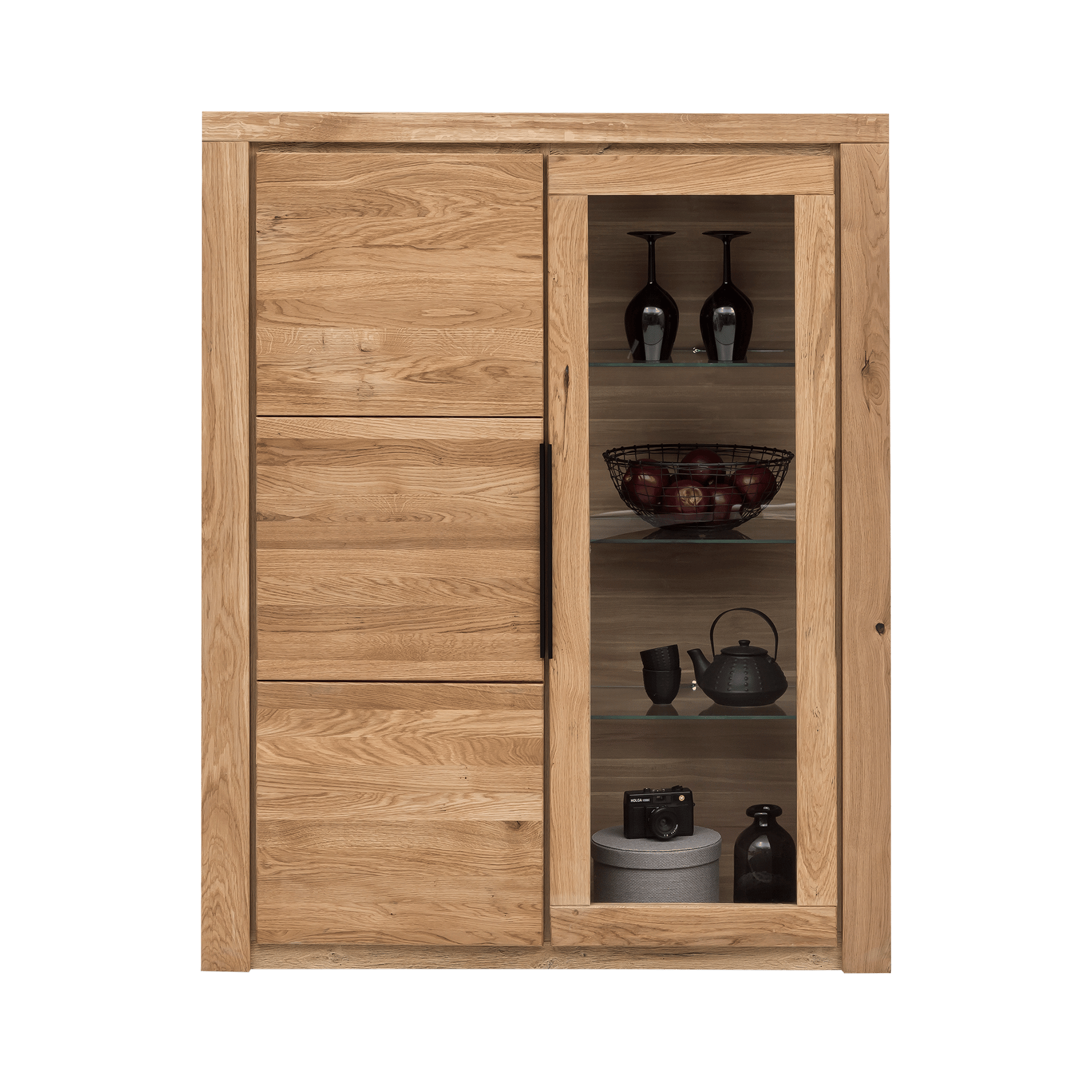 Novofurn Vitrine Eltia Eichefarben Novofurn Vitrine Eltia Eichefarben