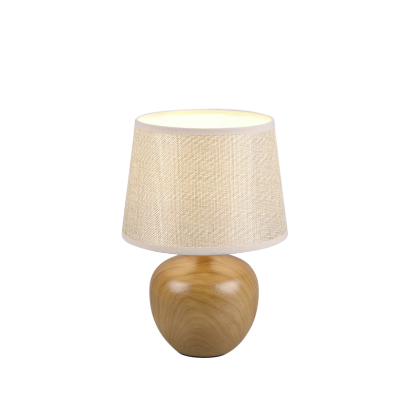 Tischleuchte Luxor beige holzoptik Tischleuchte Luxor beige holzoptik