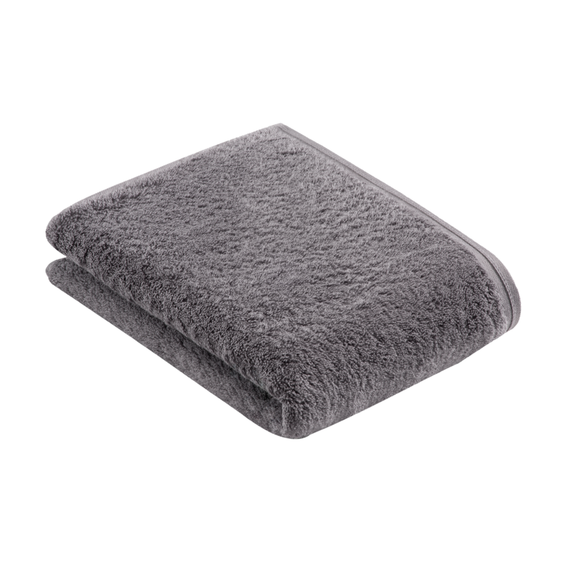 Vossen Duschtuch Vegan Life Dunkelgrau 67x140cm Vossen Duschtuch Vegan Life Dunkelgrau 67x140cm