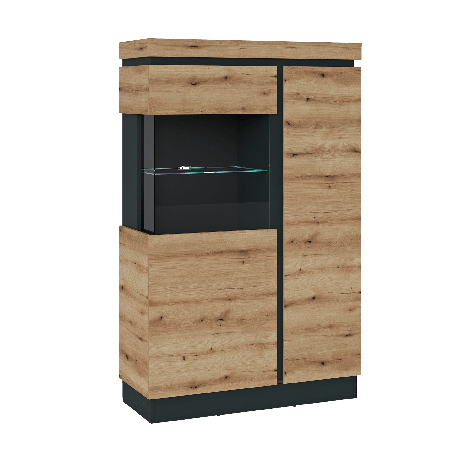 Novofurn Highboard Waca Eichefarben 40*103.5*163.5 Novofurn Highboard Waca Eichefarben 40*103.5*163.5