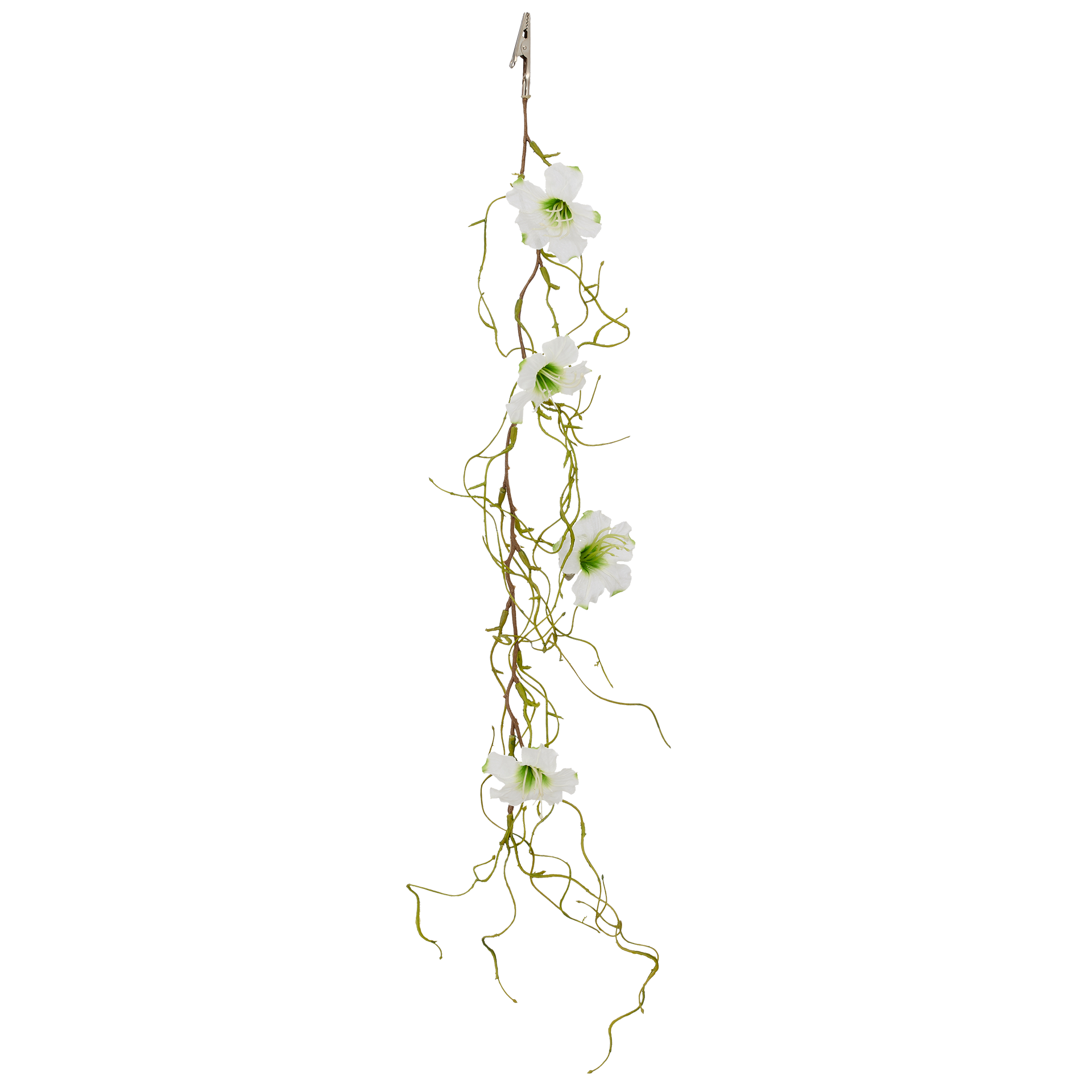Kunstblume Petunienclip Weiß