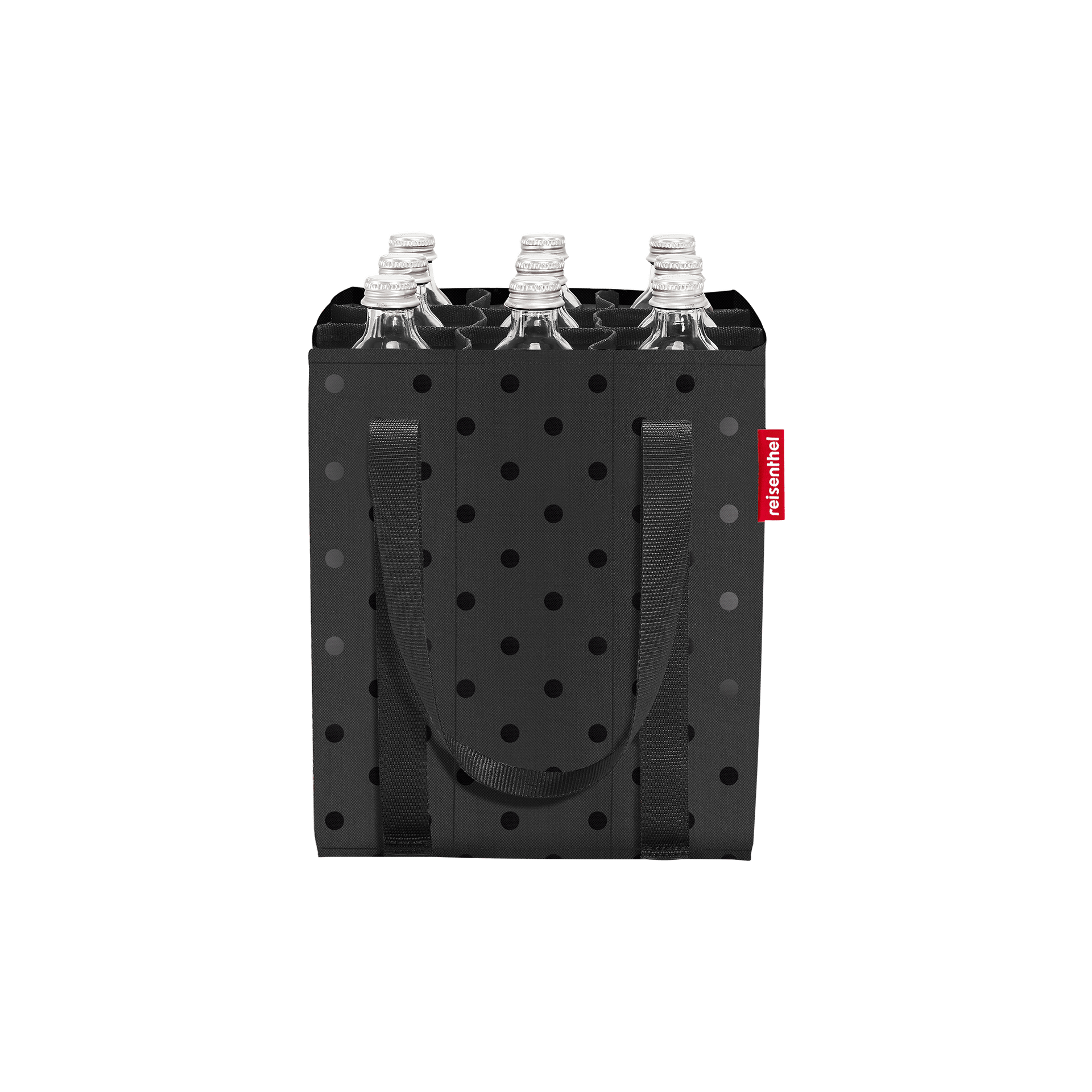 Tasche Bottlebag Dots Black