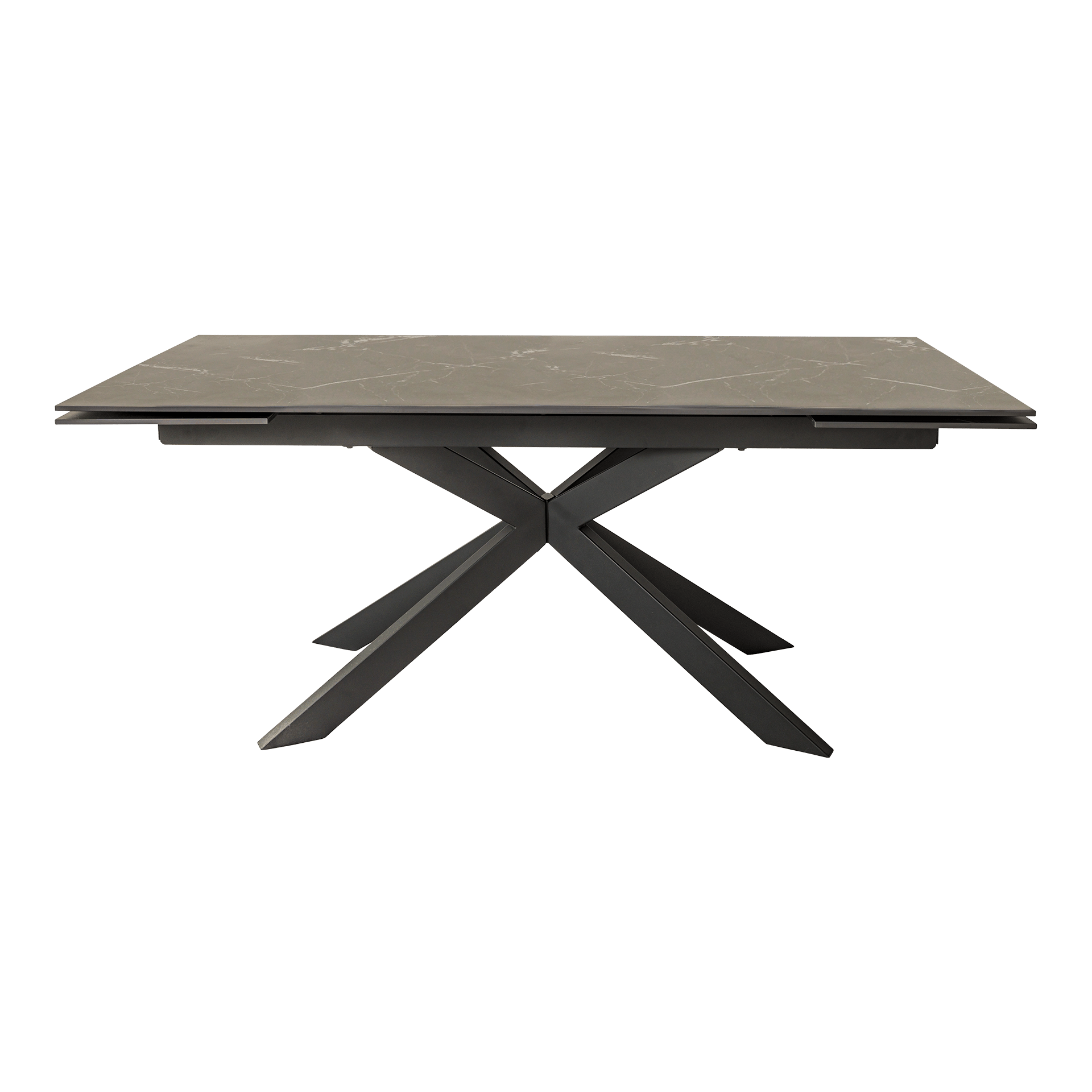 Esstisch mit Auszug Pascal Grau 180*90*76 Esstisch mit Auszug Pascal Grau 180*90*76
