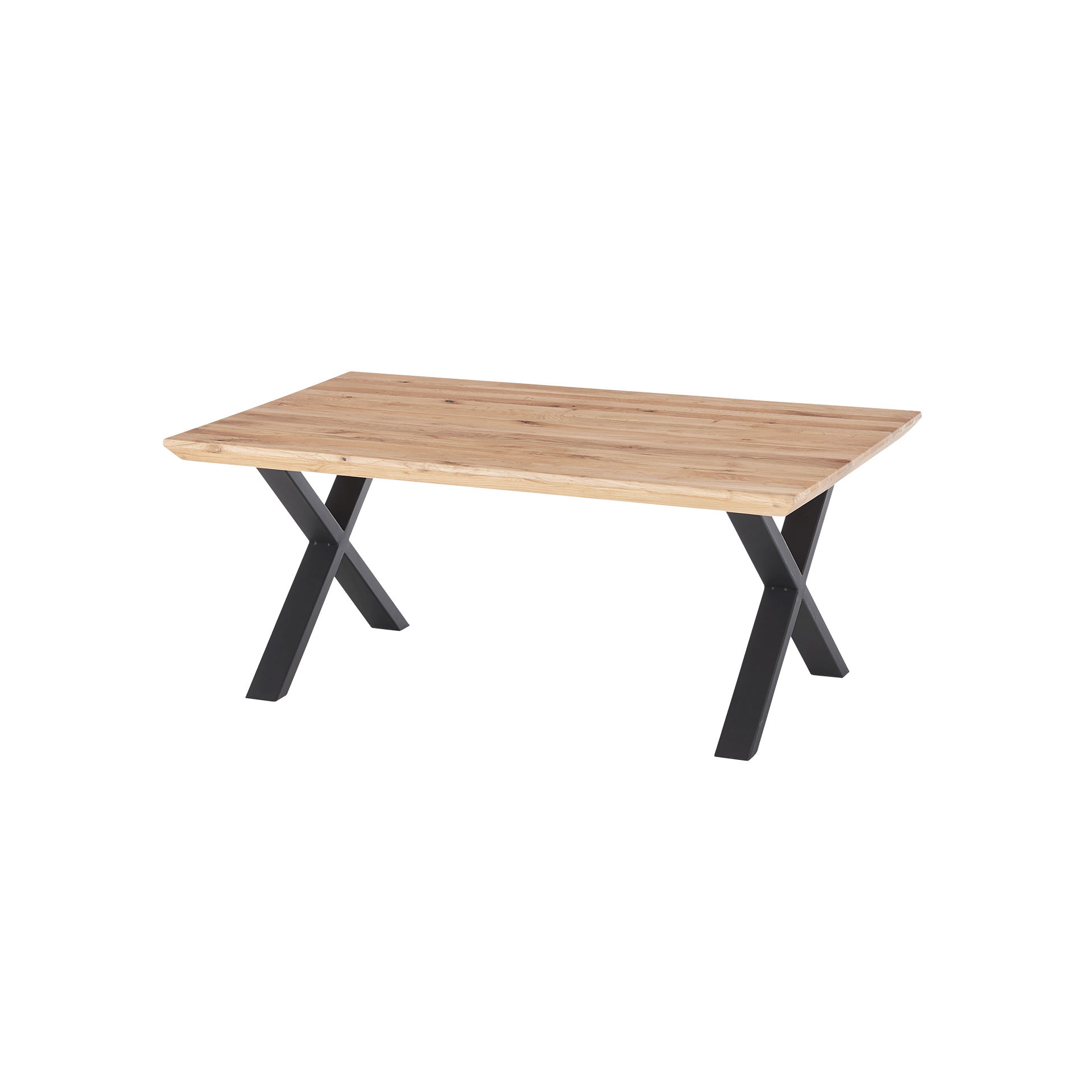 Couchtisch Astoria Platte Eiche massiv geölt 70*45*110