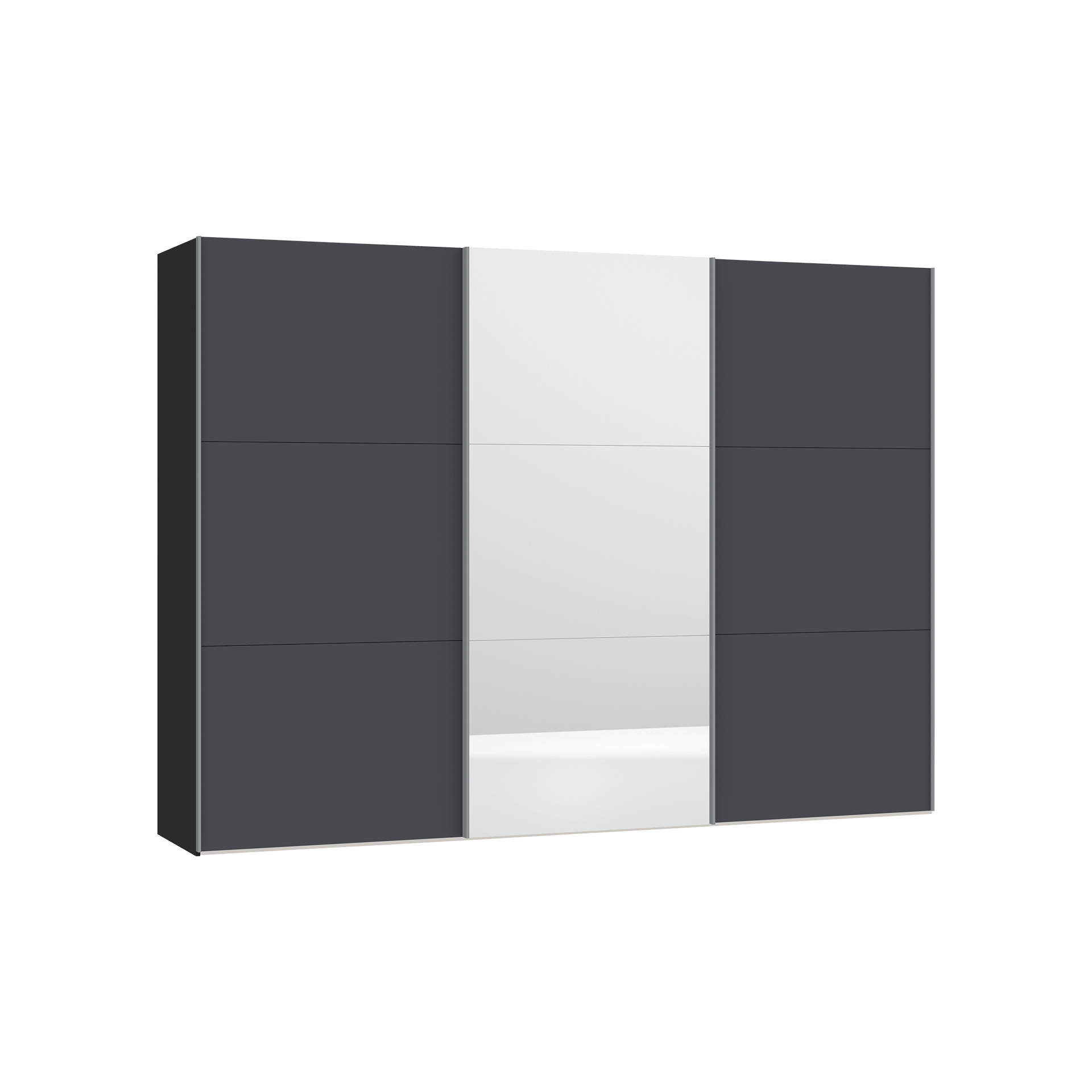 Schwebetürenschrank Liah Schwarz 58.5*303*220