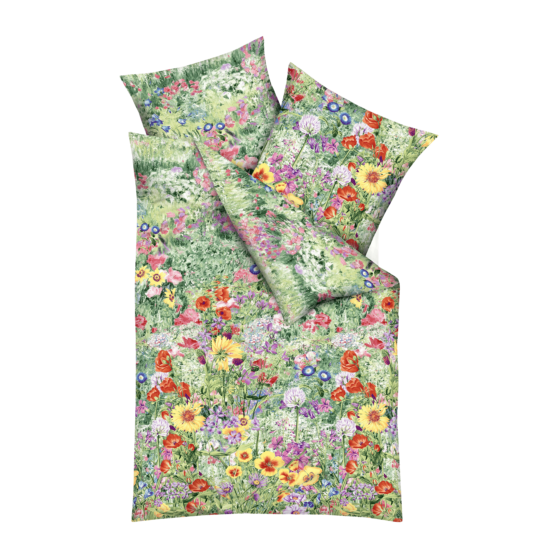 Satin Bettwäsche Farm Garden Bunt 135x200cm Satin Bettwäsche Farm Garden Bunt 135x200cm