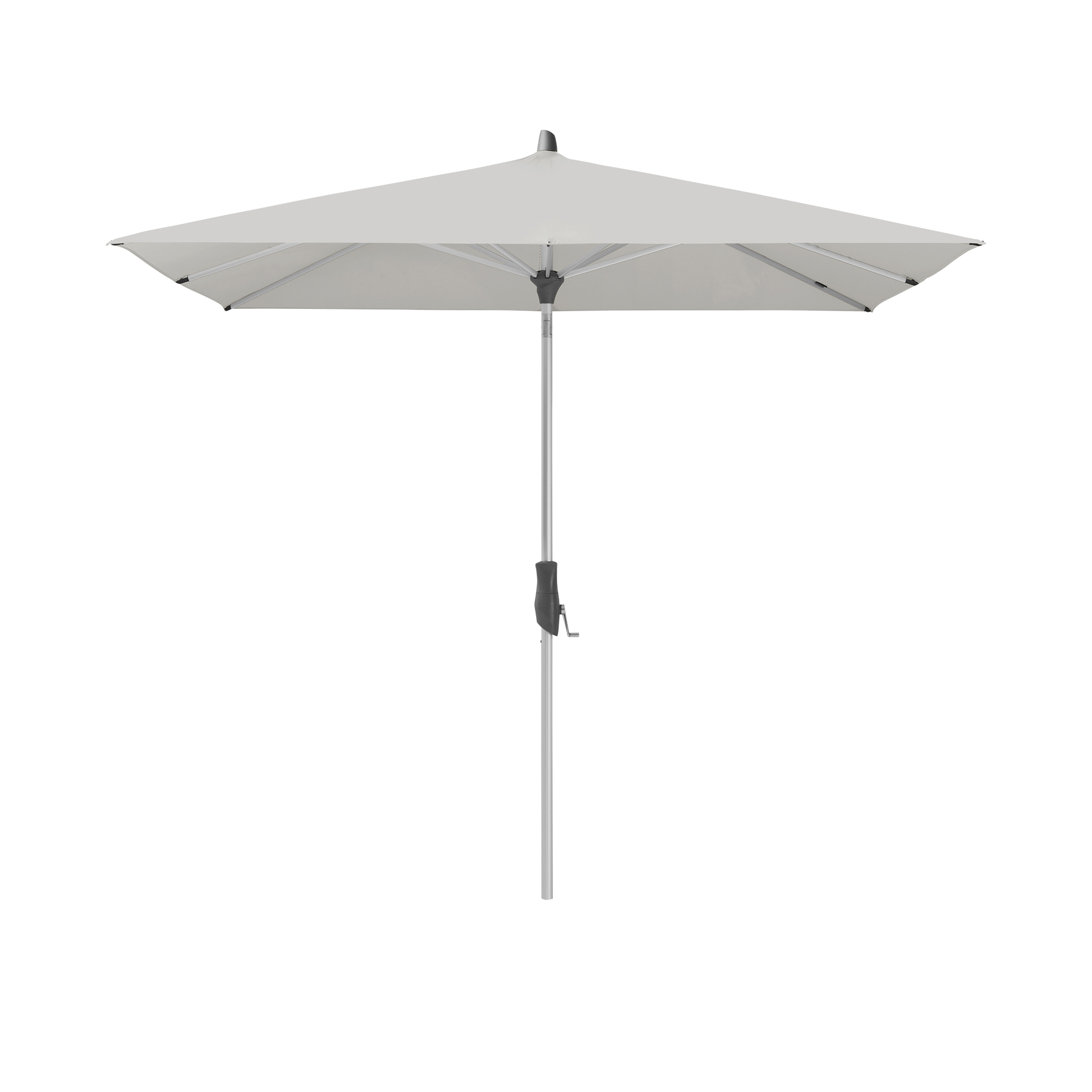Glatz Sonnenschirm Alu-Twist Grau quadratisch 240x240 Glatz Sonnenschirm Alu-Twist Grau quadratisch 240x240