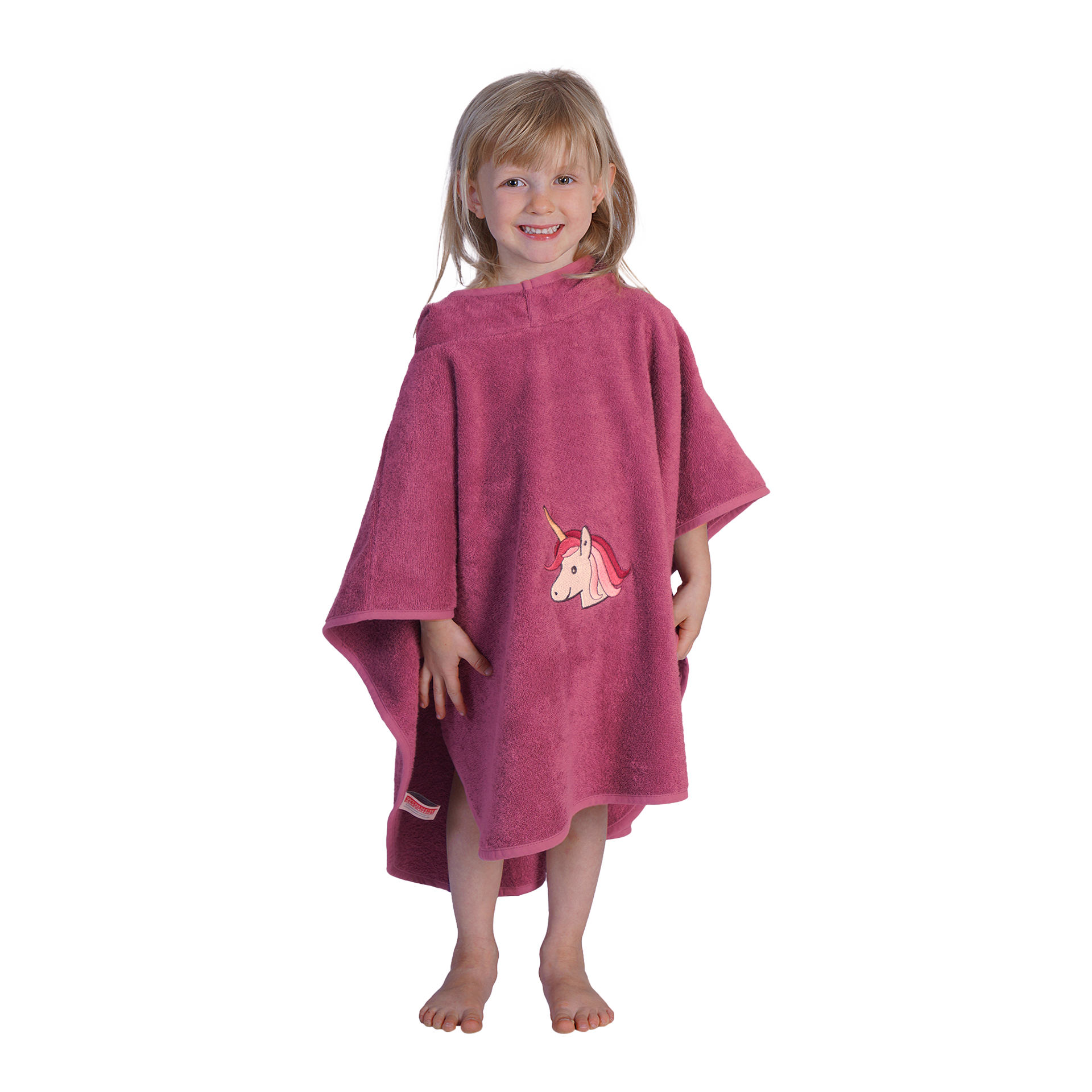 Poncho Einhorn mauve