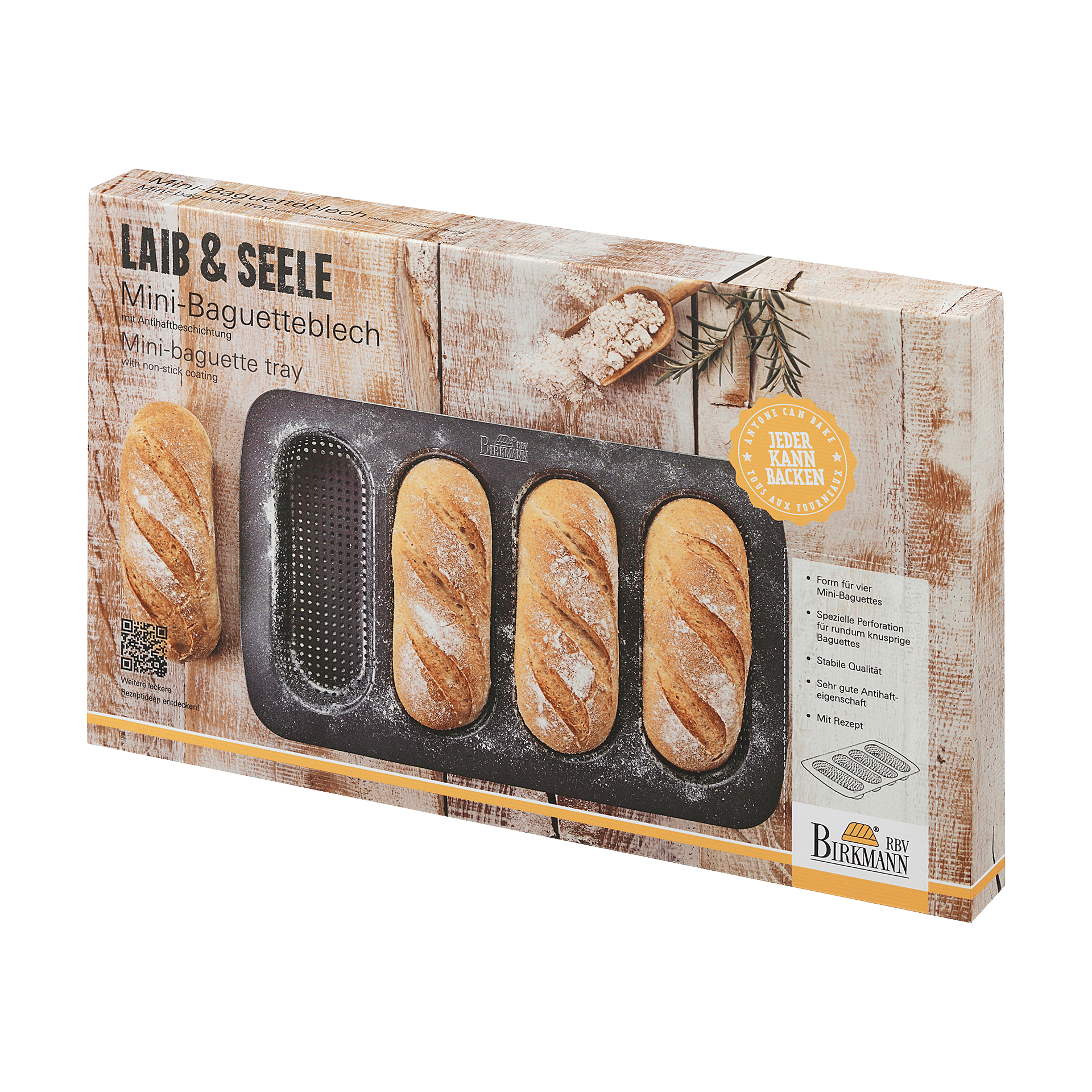 RBV Baguetteblech Mit Laib und Seele RBV Baguetteblech Mit Laib und Seele