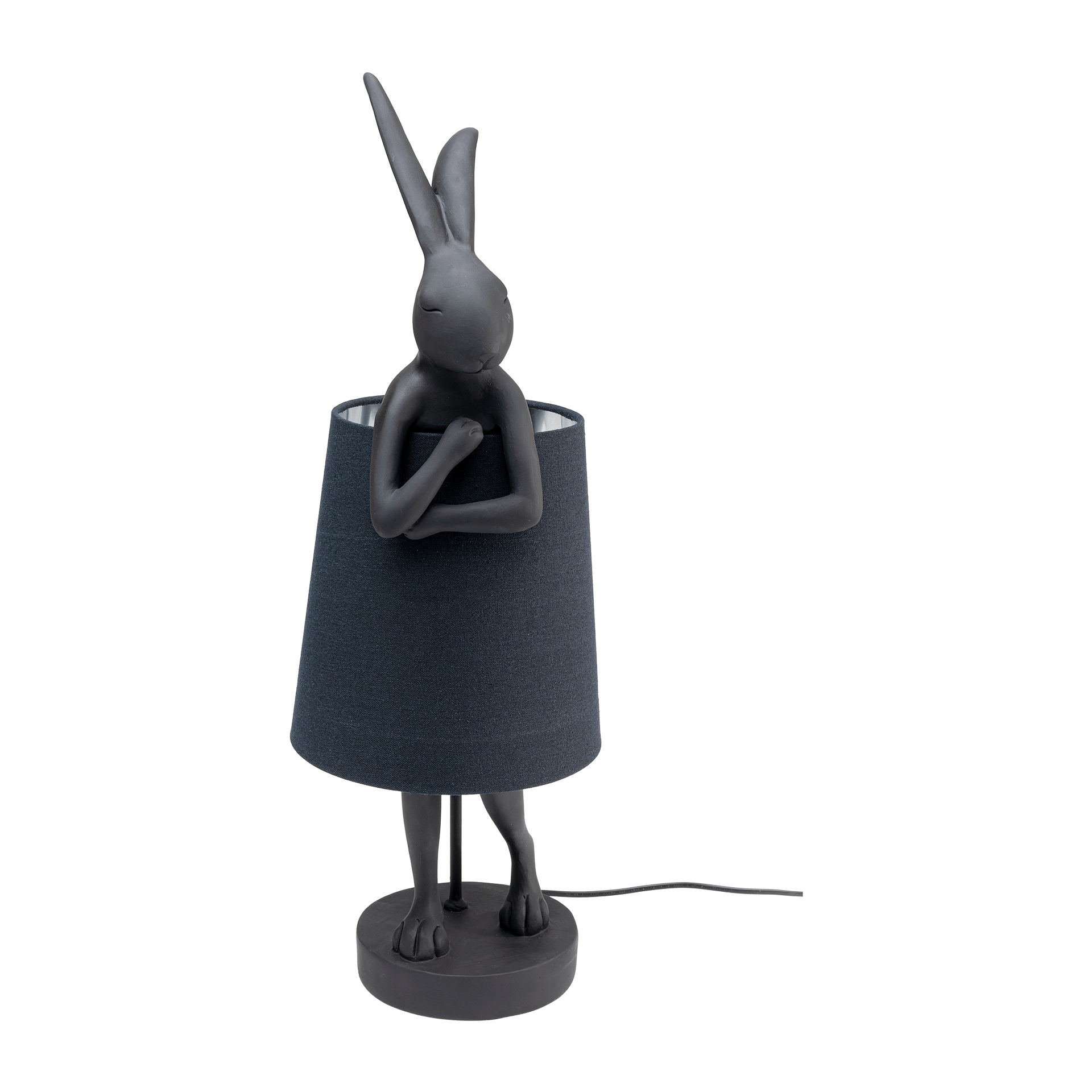 Kare Tischleuchte Animal Rabbit Korpus Schwarz Grau 68.2 cm Kare Tischleuchte Animal Rabbit Korpus Schwarz Grau 68.2 cm