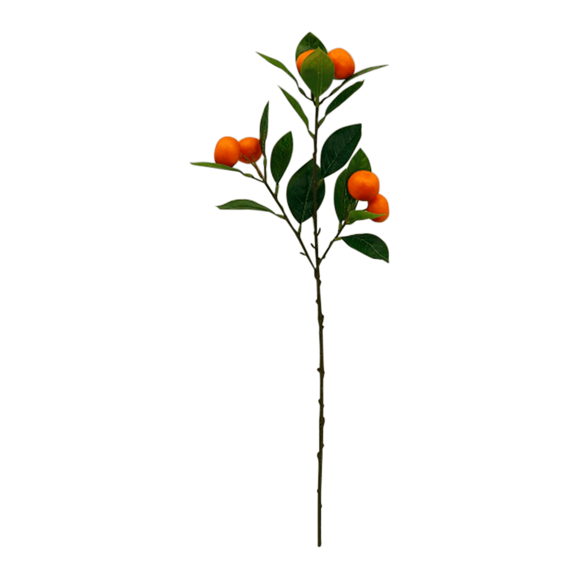 Kunstblume Mandarinen Orange-Grün