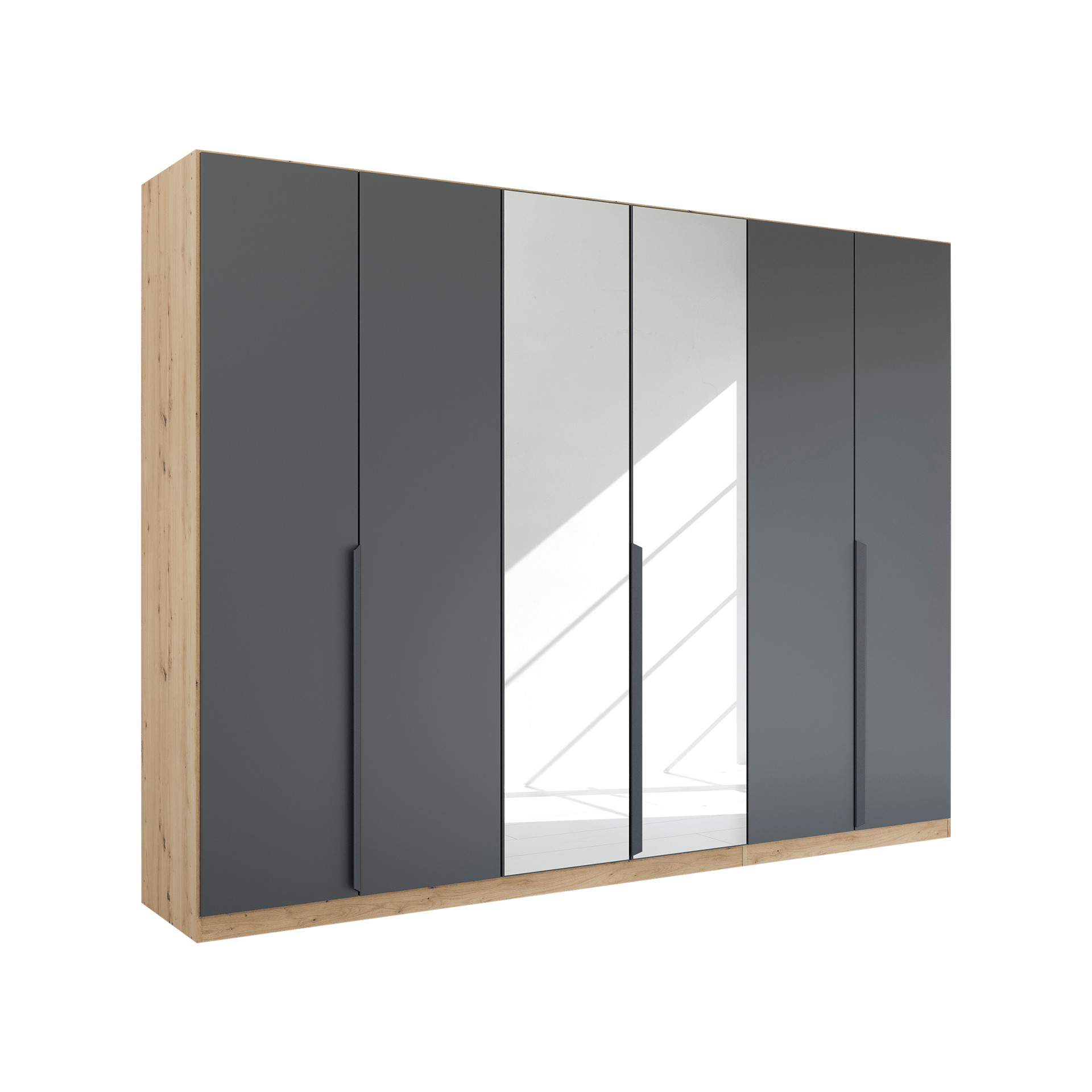 Drehtürenschrank Wildwest 6-türig Grau 54*271*210 Drehtürenschrank Wildwest 6-türig Grau 54*271*210