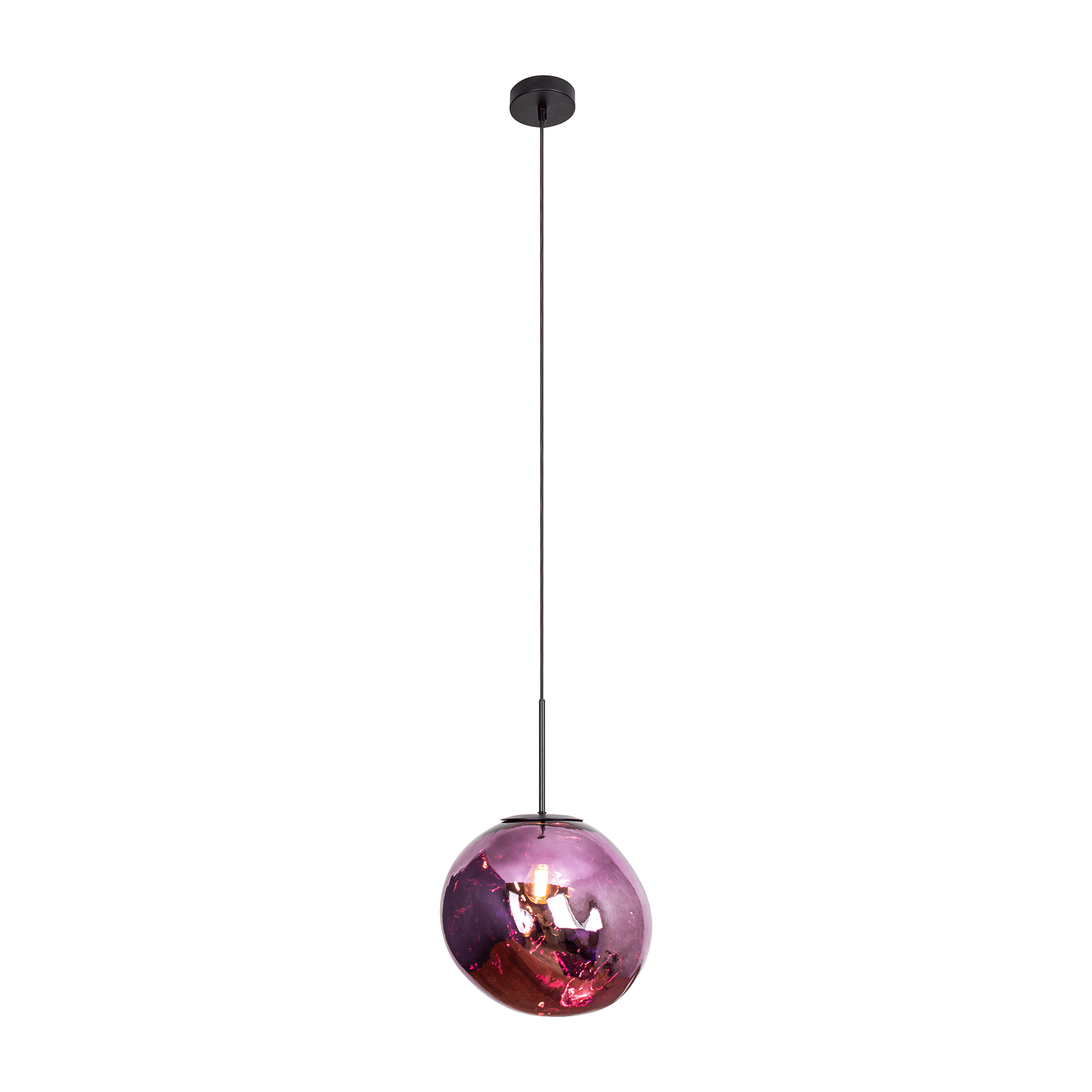Pendelleuchte Canopus Violett Schwarz