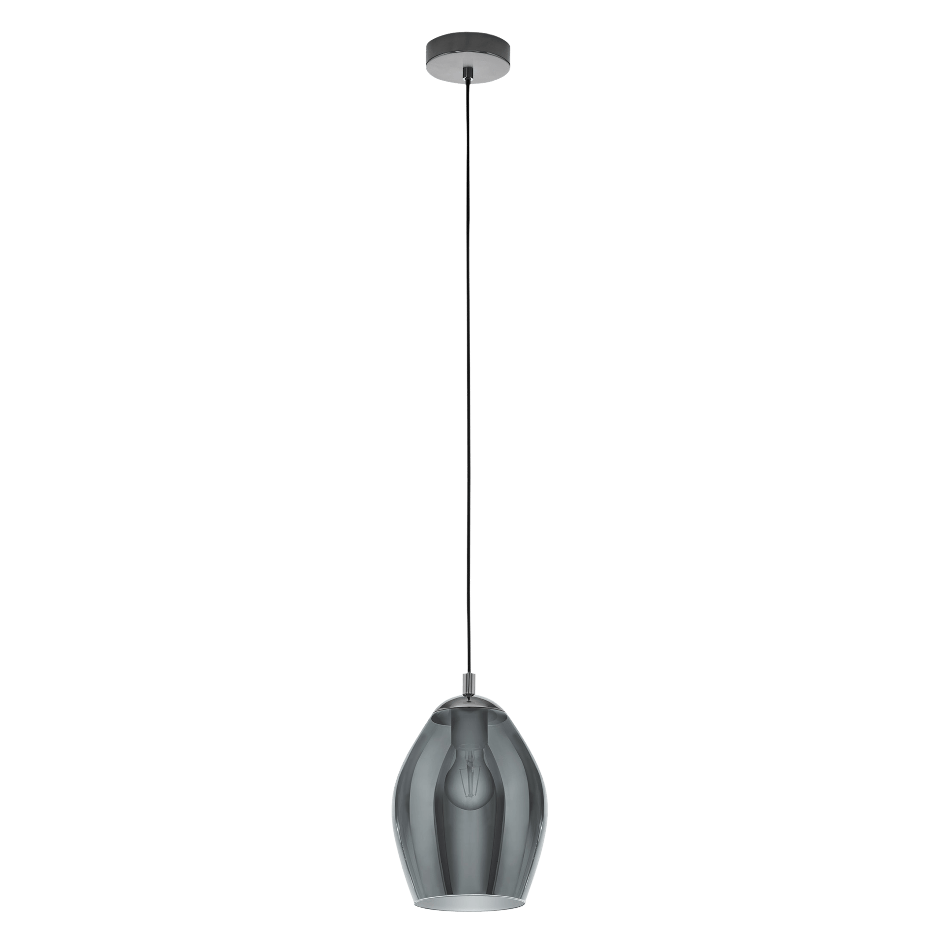 Pendelleuchte ESTANYS nickel-nero