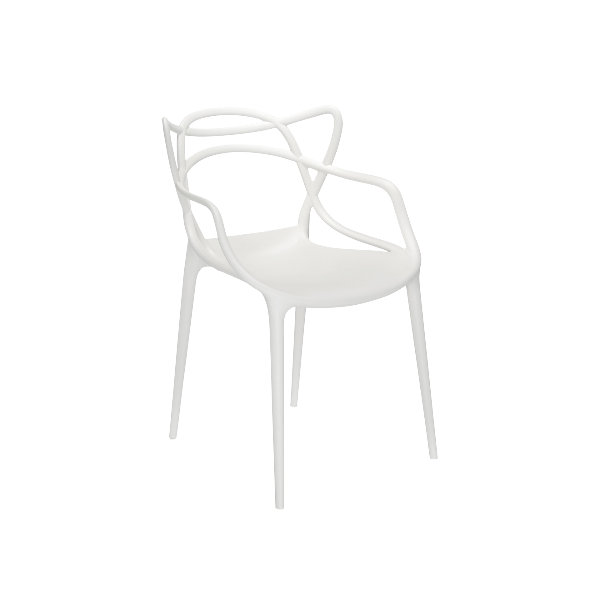 Kartell® Armlehnstuhl Masters Weiß