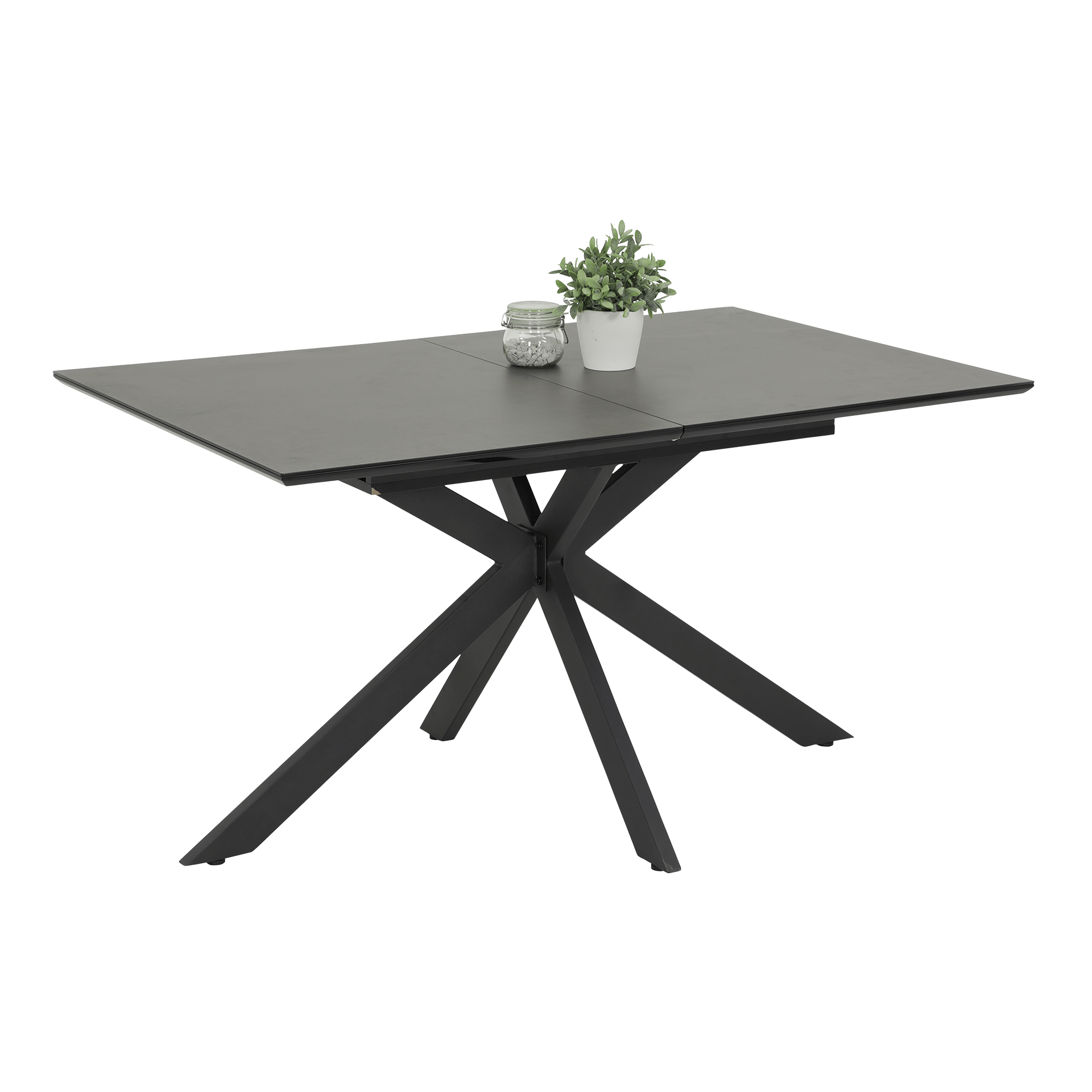 Esstisch mit Auszug Fillia Anthrazit 140*90*76 Esstisch mit Auszug Fillia Anthrazit 140*90*76