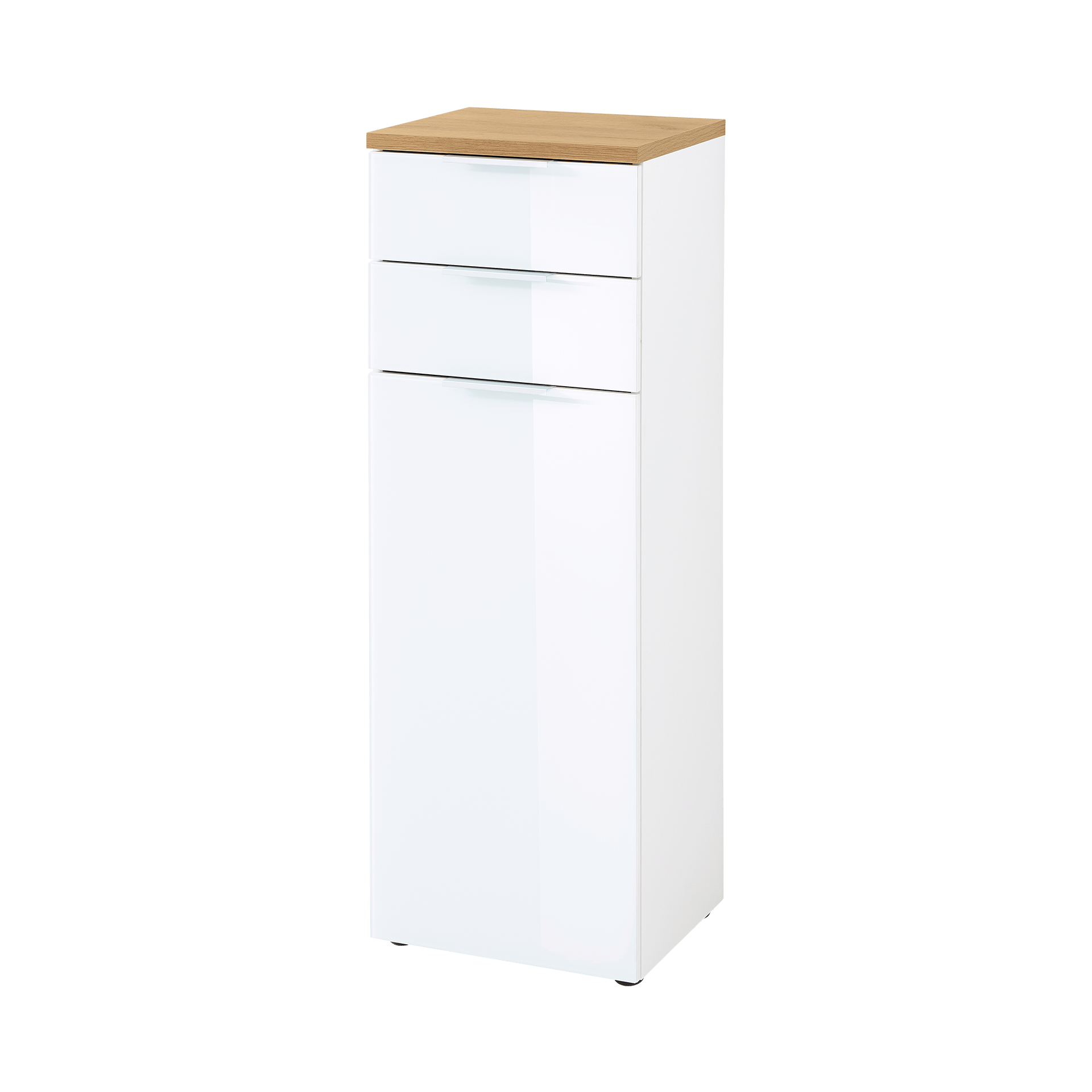 Paul Phillip Badschrank Pelle Weiß 34*39*112