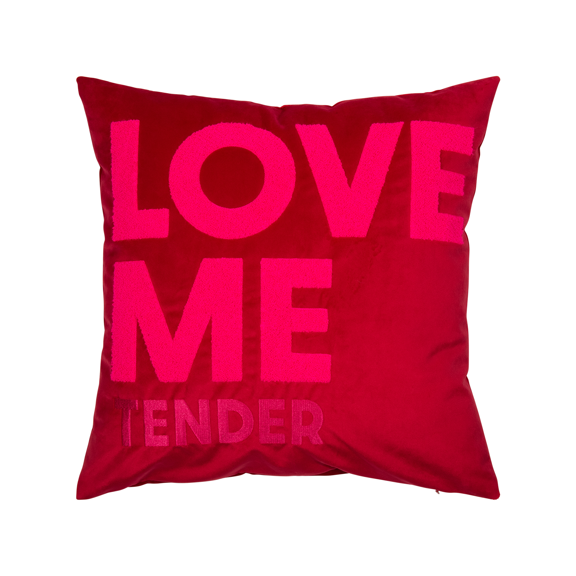 Kissenhülle Letters Pink-Red 45x45cm