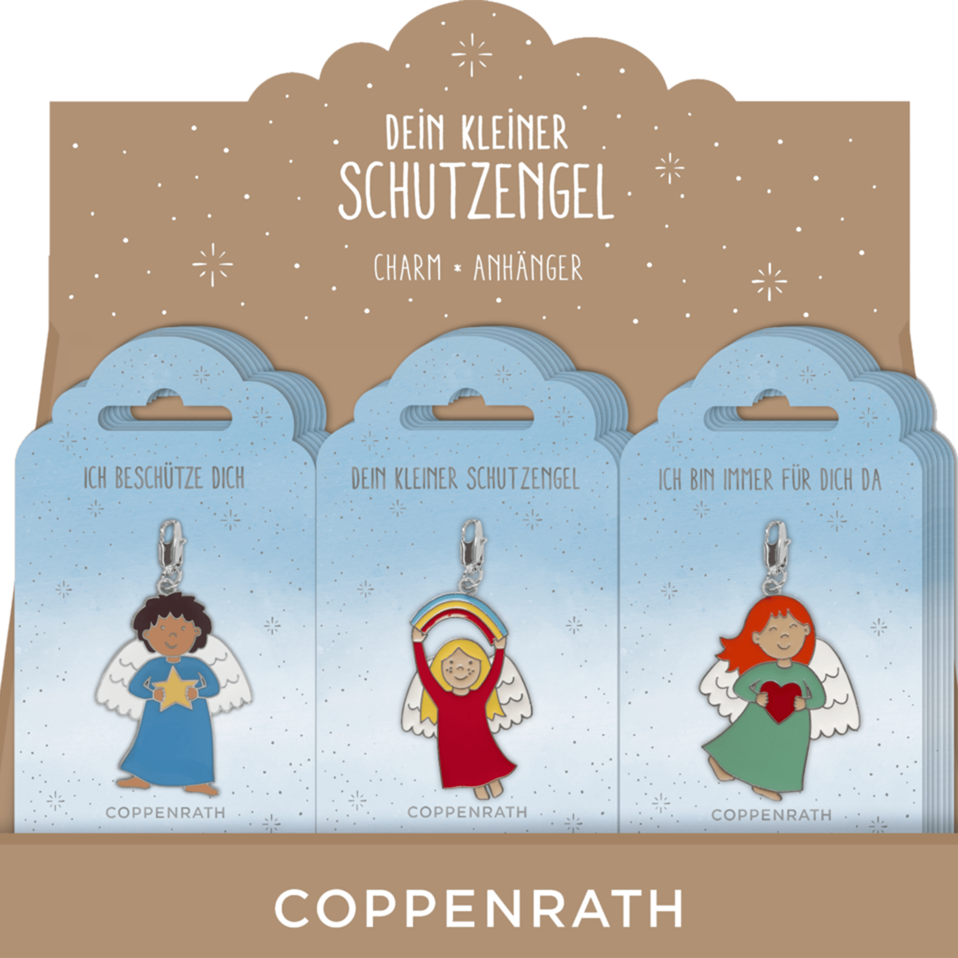 Schlüsselanhänger Dein Schutzengel Mehrfarbig