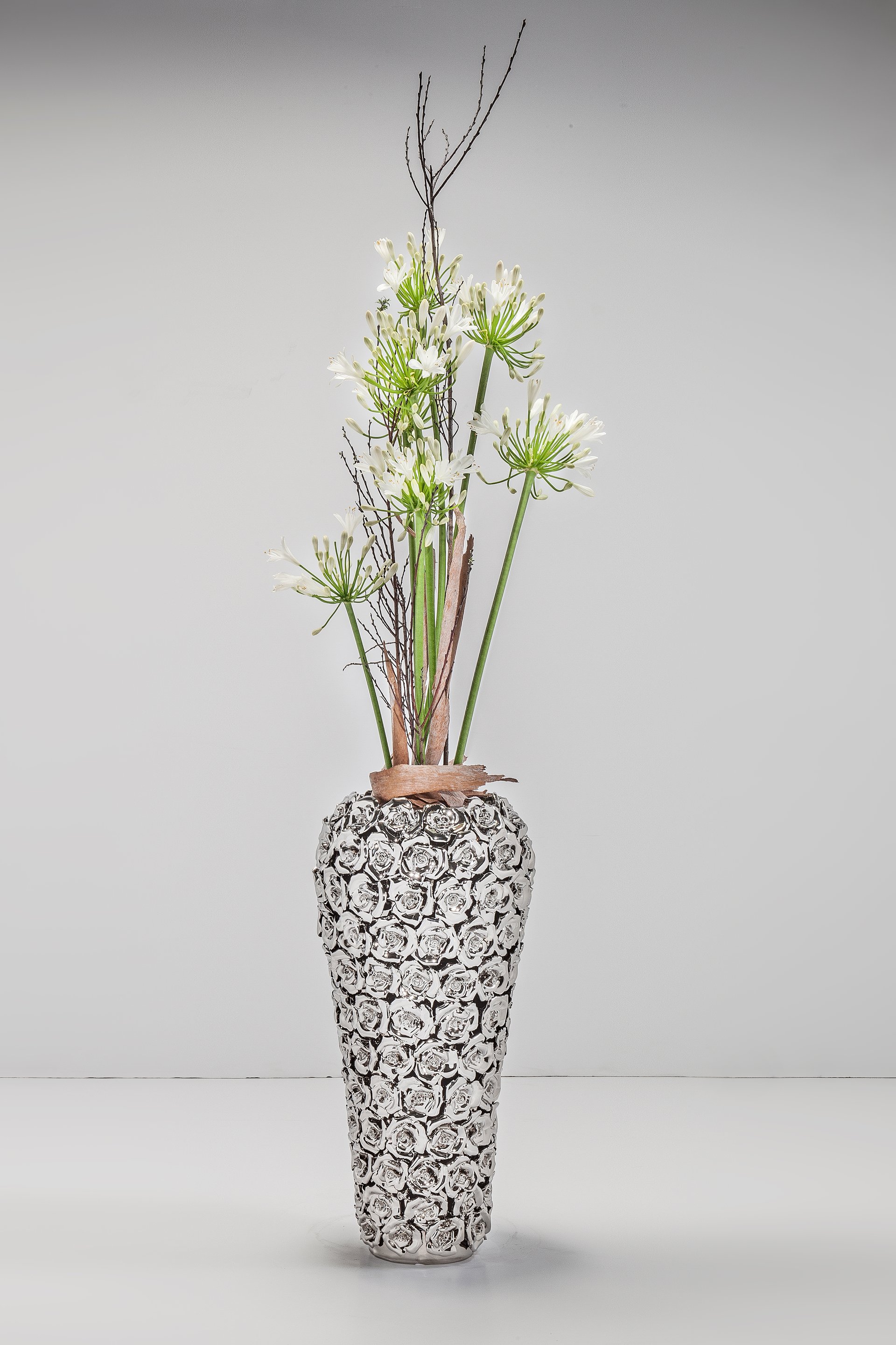 Kare Vase Multi Chrom Big Silber online kaufen
