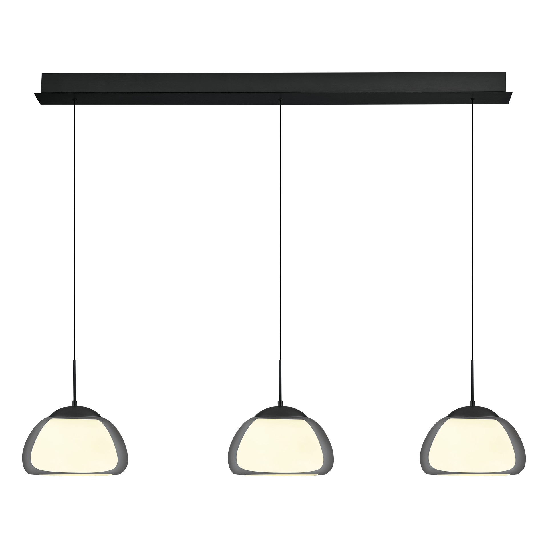 Pendelleuchte LUXXO Schwarz Grau