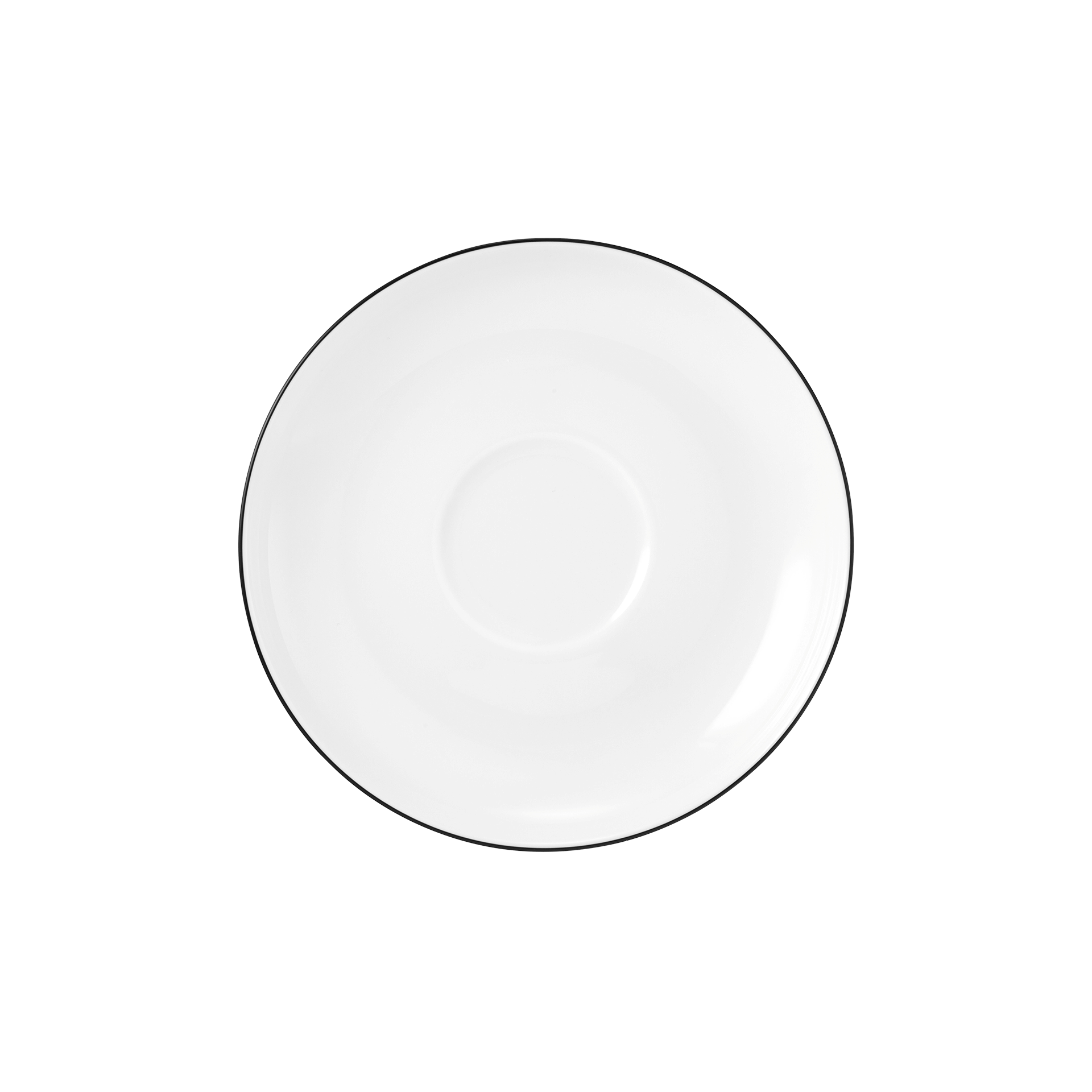 Kaffeeuntertasse Lido Black Line Schwarz